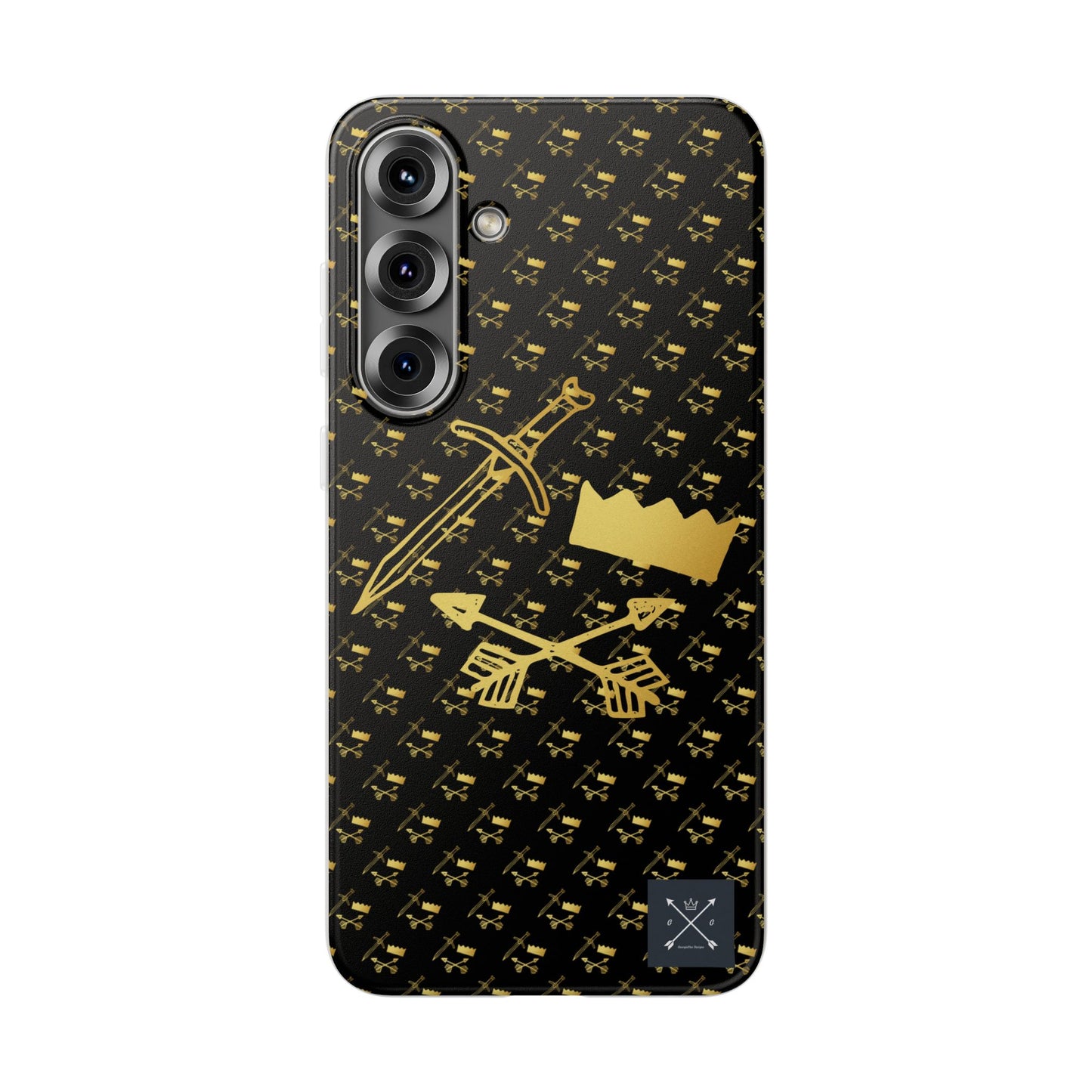 Gold and Bold Warrior - Flexi  Phone Cases