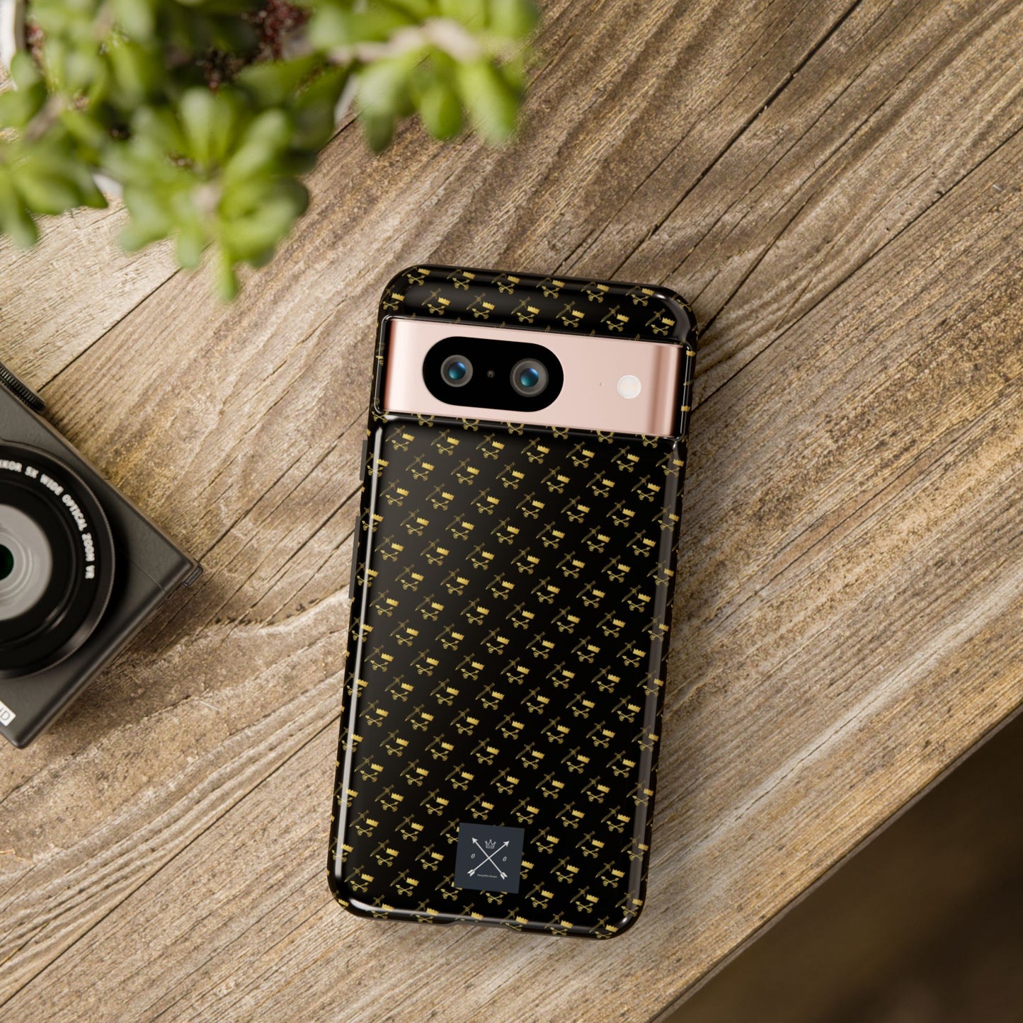 Gold and Bold Warrior Pattern - Tough Phone Cases