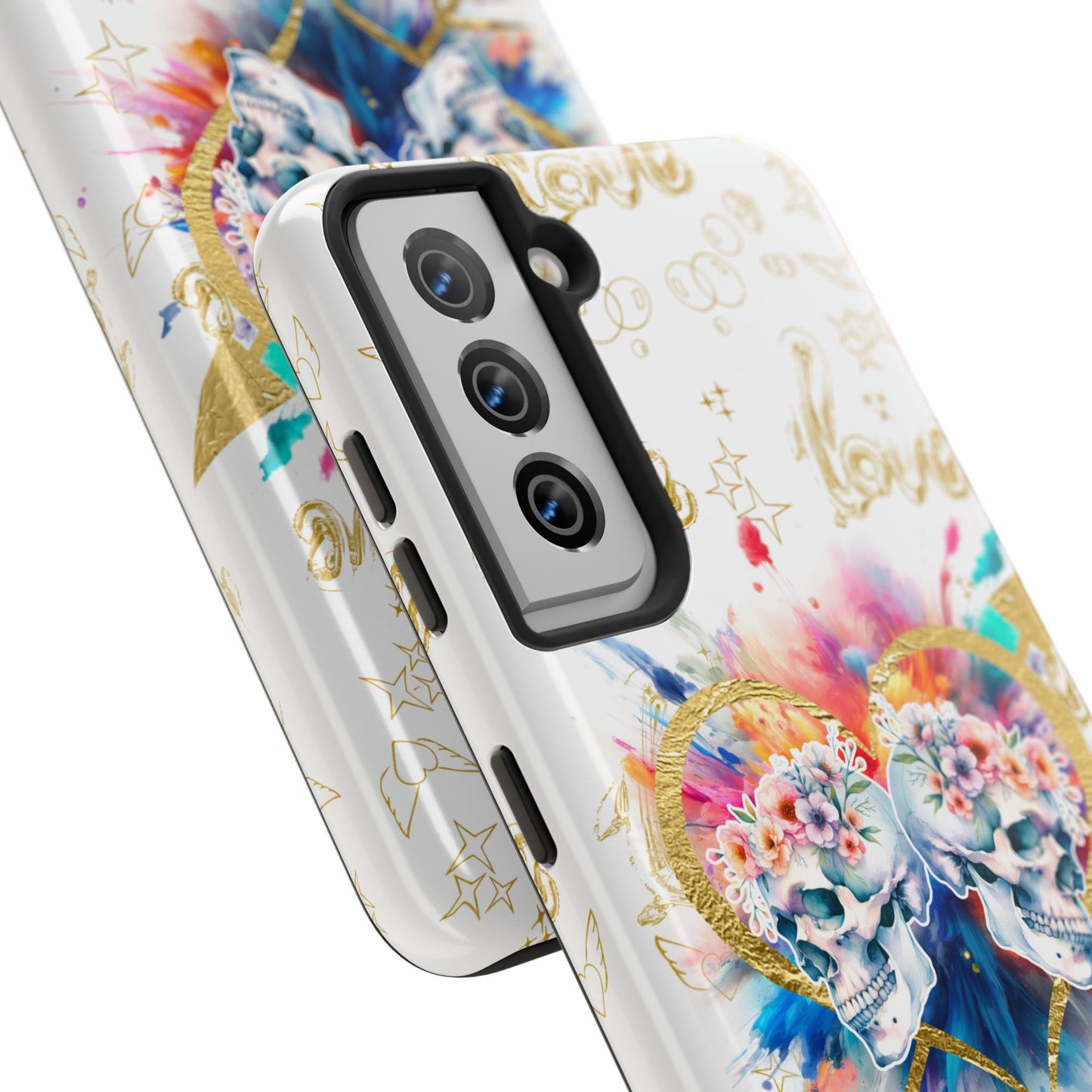 Love is Golden Watercolor - Tough Phone Cases