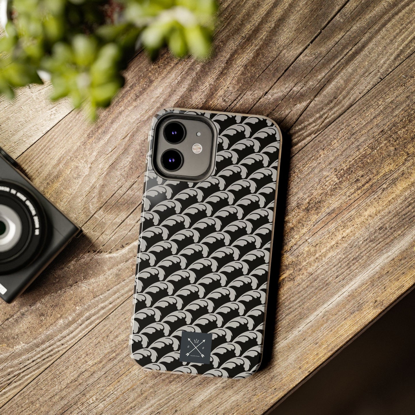 Beautiful Beloved One Flourish (silver/black) - Tough Phone Cases