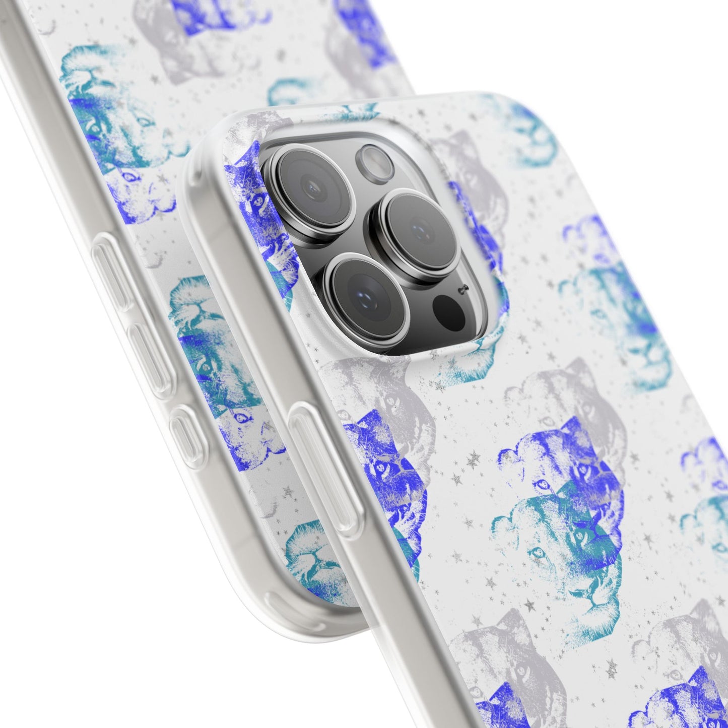Lioness Arising (white/blue) - Flexi Phone Cases