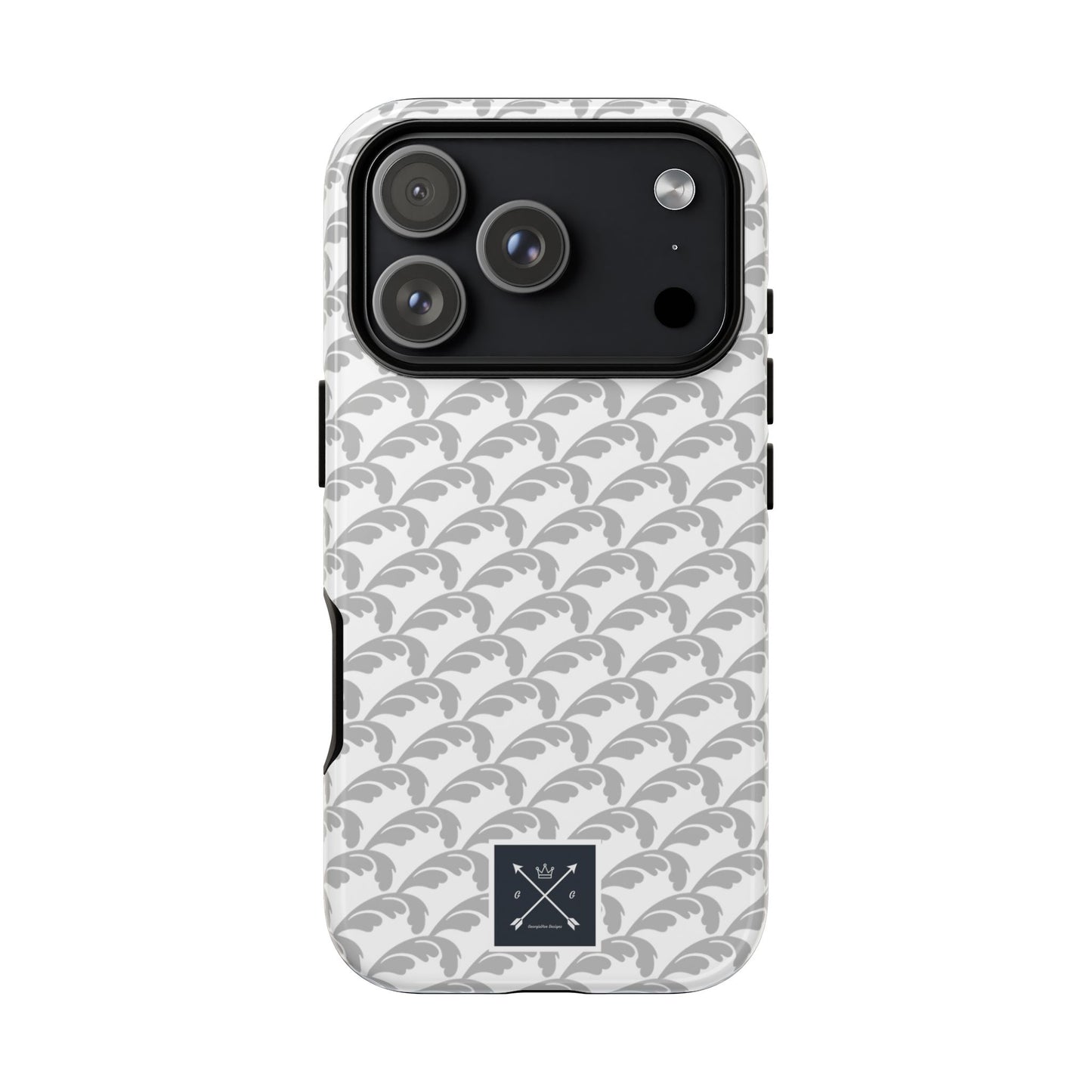Beautiful Beloved Flourish (silver/white) - Tough Phone Cases