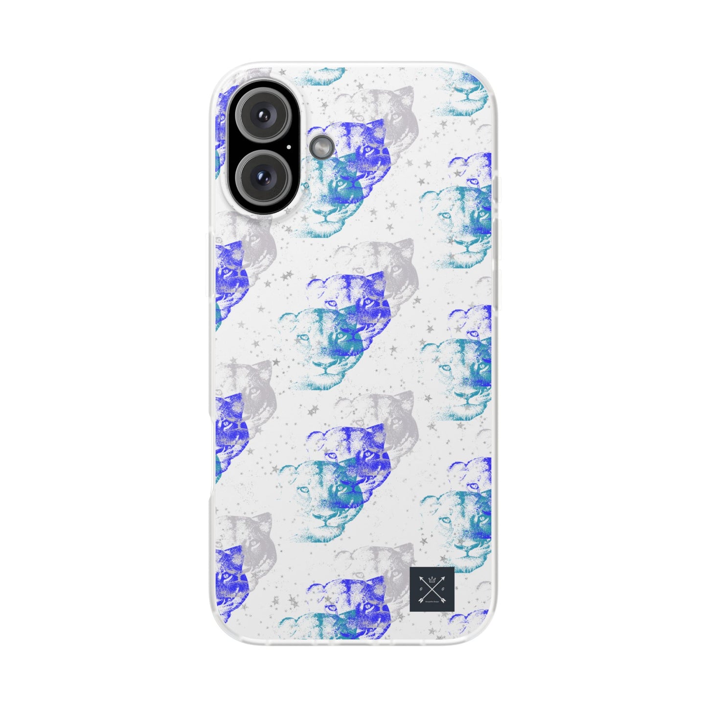 Lioness Arising (white/blue) - Flexi Phone Cases