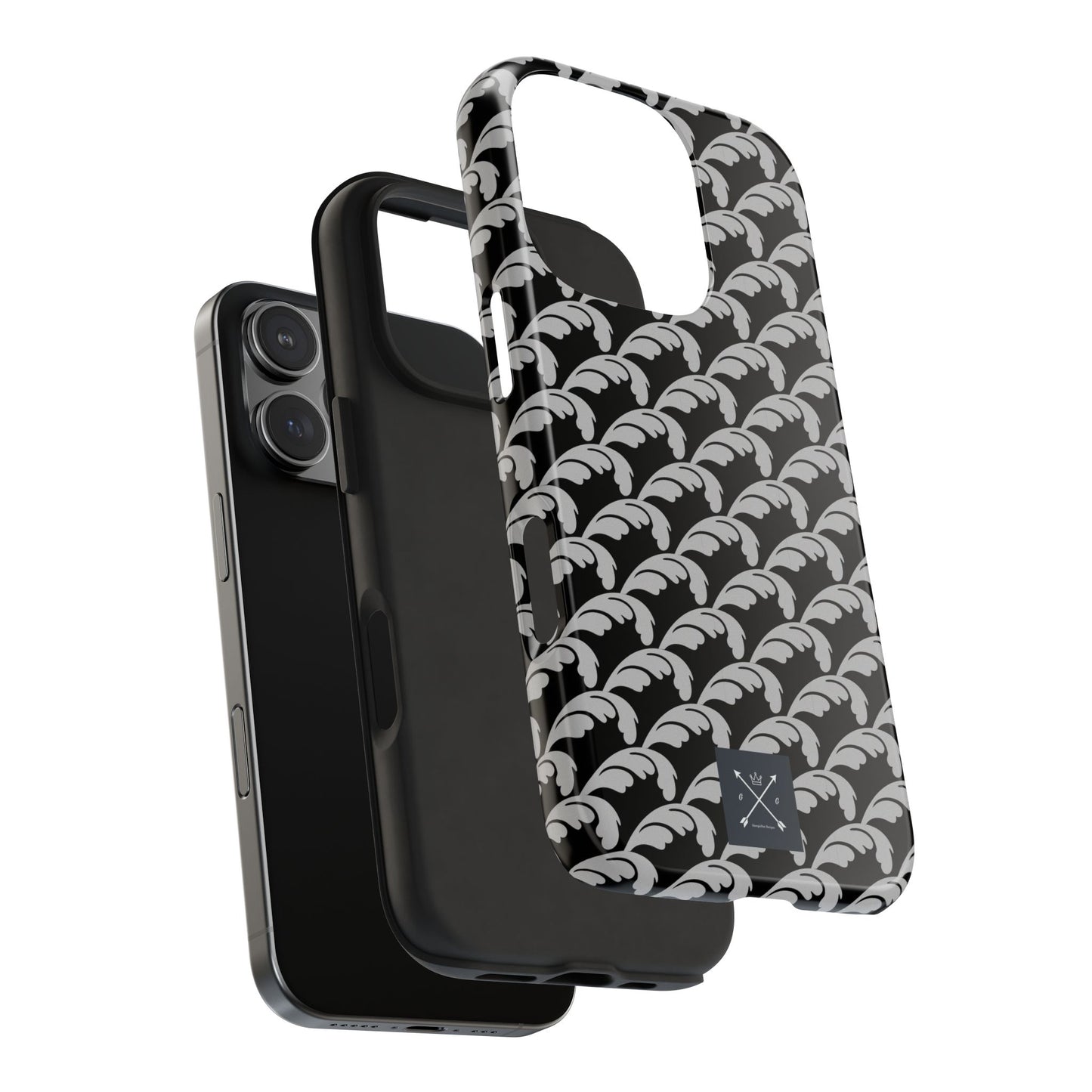 Beautiful Beloved One Flourish (silver/black) - Tough Phone Cases