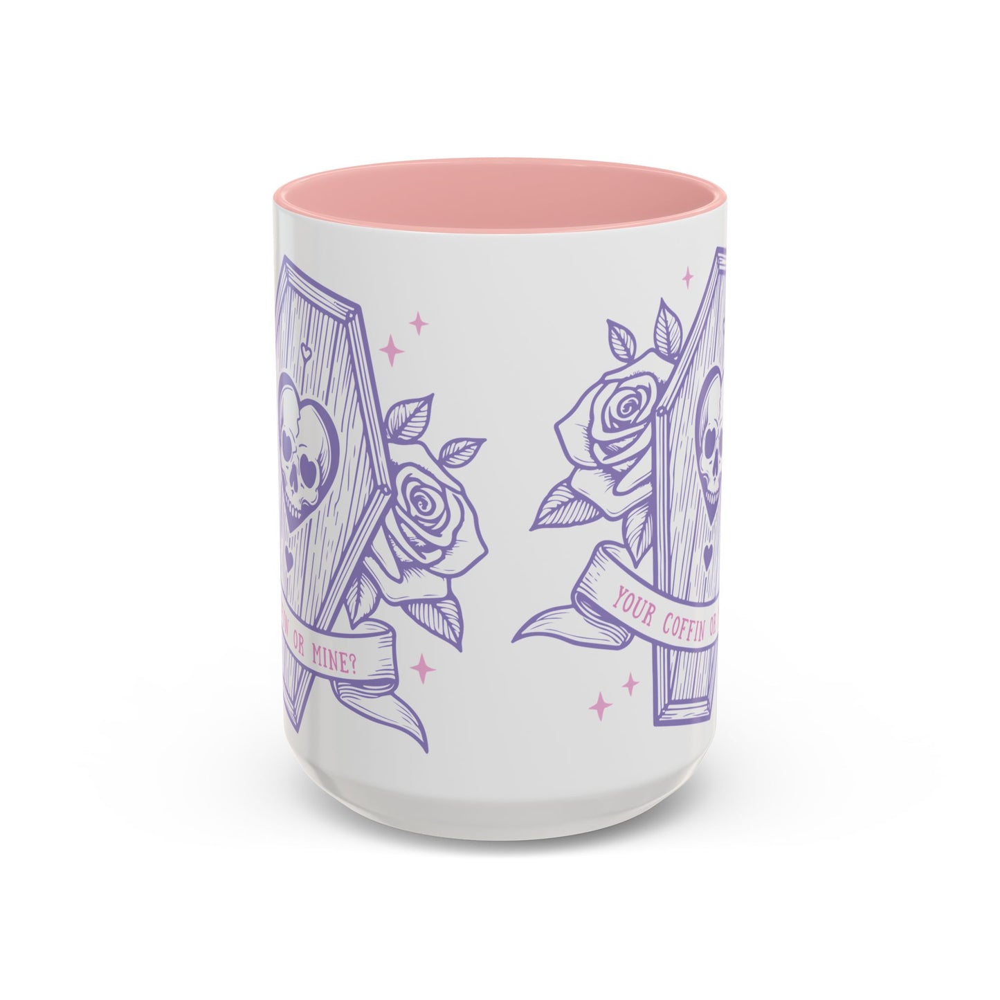 Your Coffin or Mine? - Accent Coffee Mug (11, 15oz)