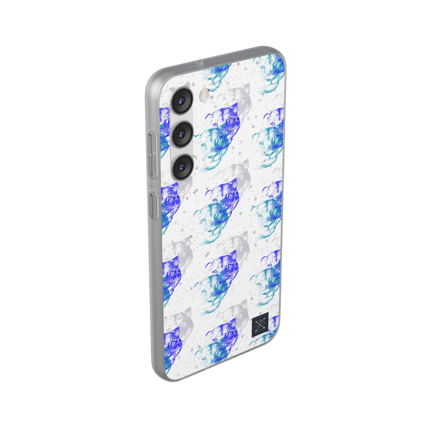 Lioness Arising (white/blue) - Flexi Phone Cases