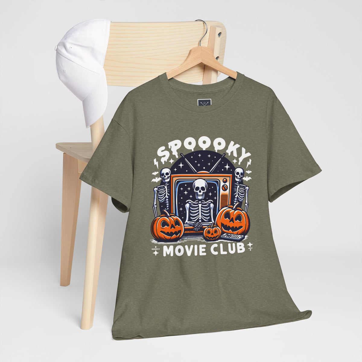 Spooky Movie Club -  Unisex Cotton Tee