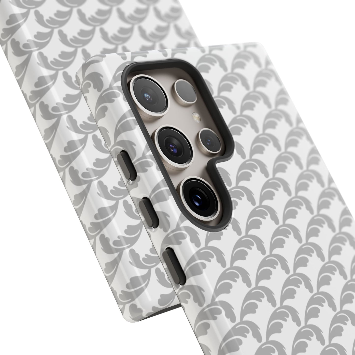 Beautiful Beloved Flourish (silver/white) - Tough Phone Cases