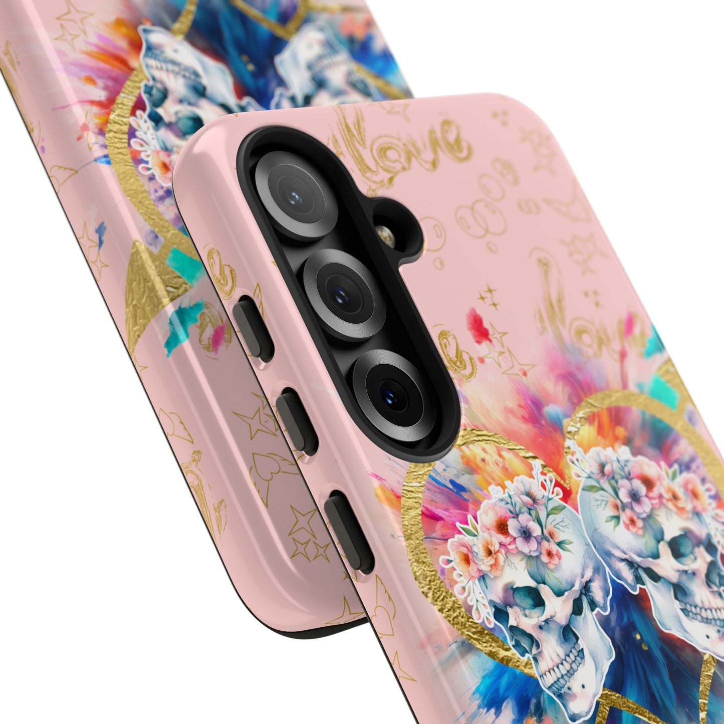 Love is Golden Watercolor (pink) - Tough Cases