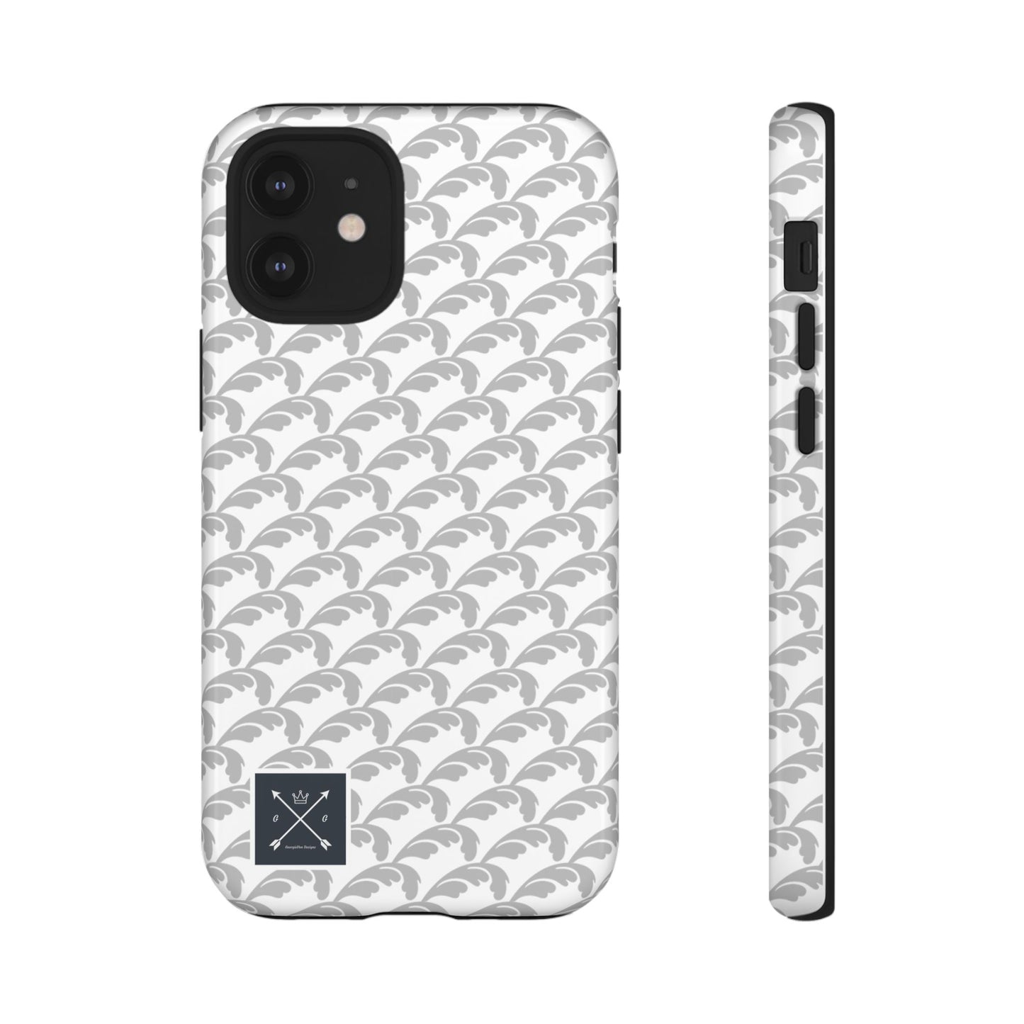 Beautiful Beloved Flourish (silver/white) - Tough Phone Cases