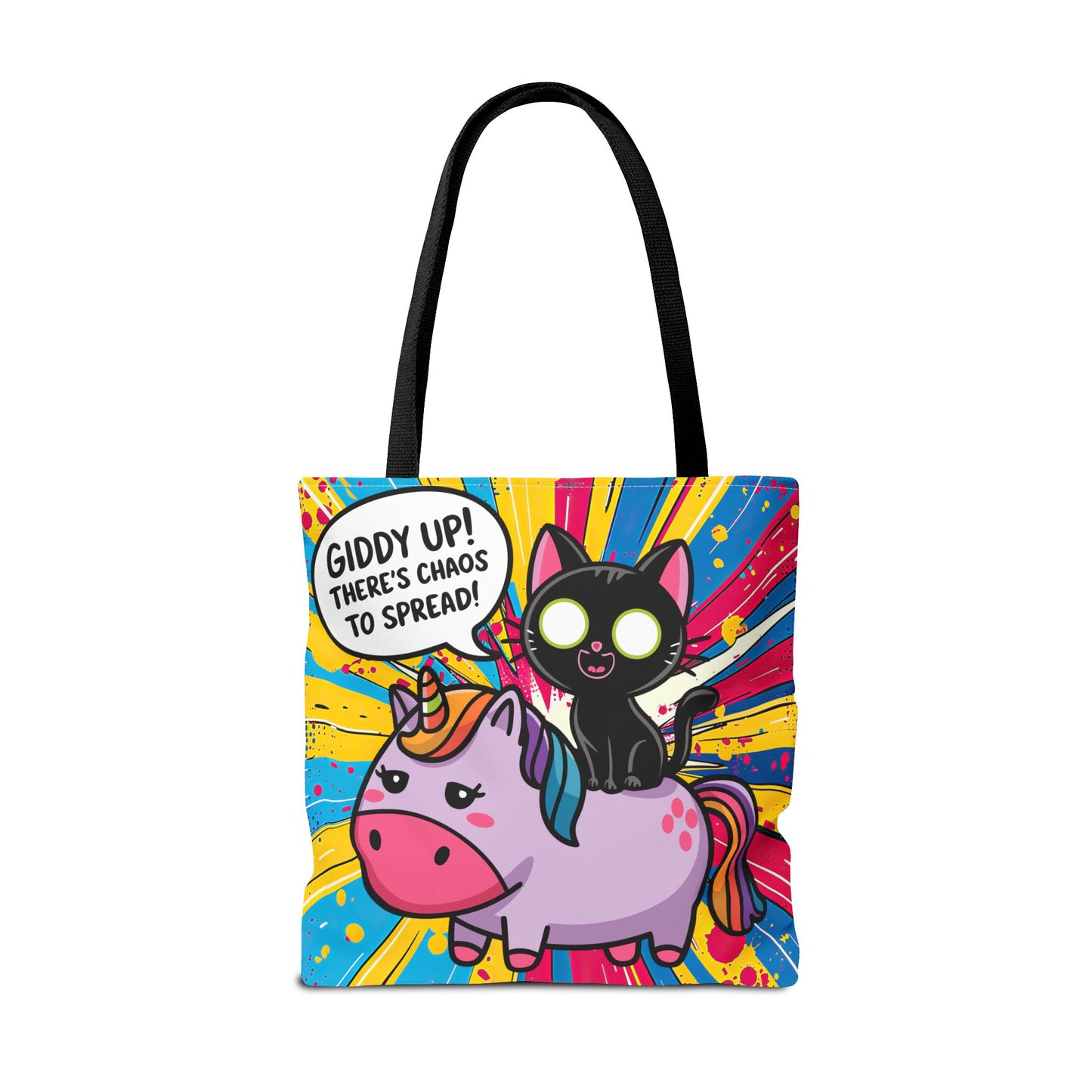 Giddy Up There's Chaos To Spread- Tote Bag