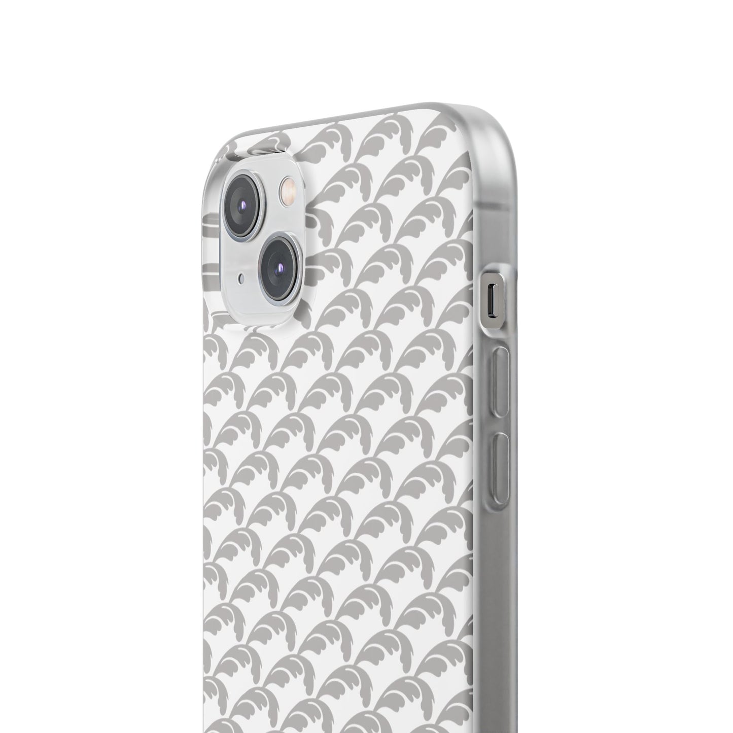 Beautiful Beloved Flourish (silver/white) - Flexi Phone Cases