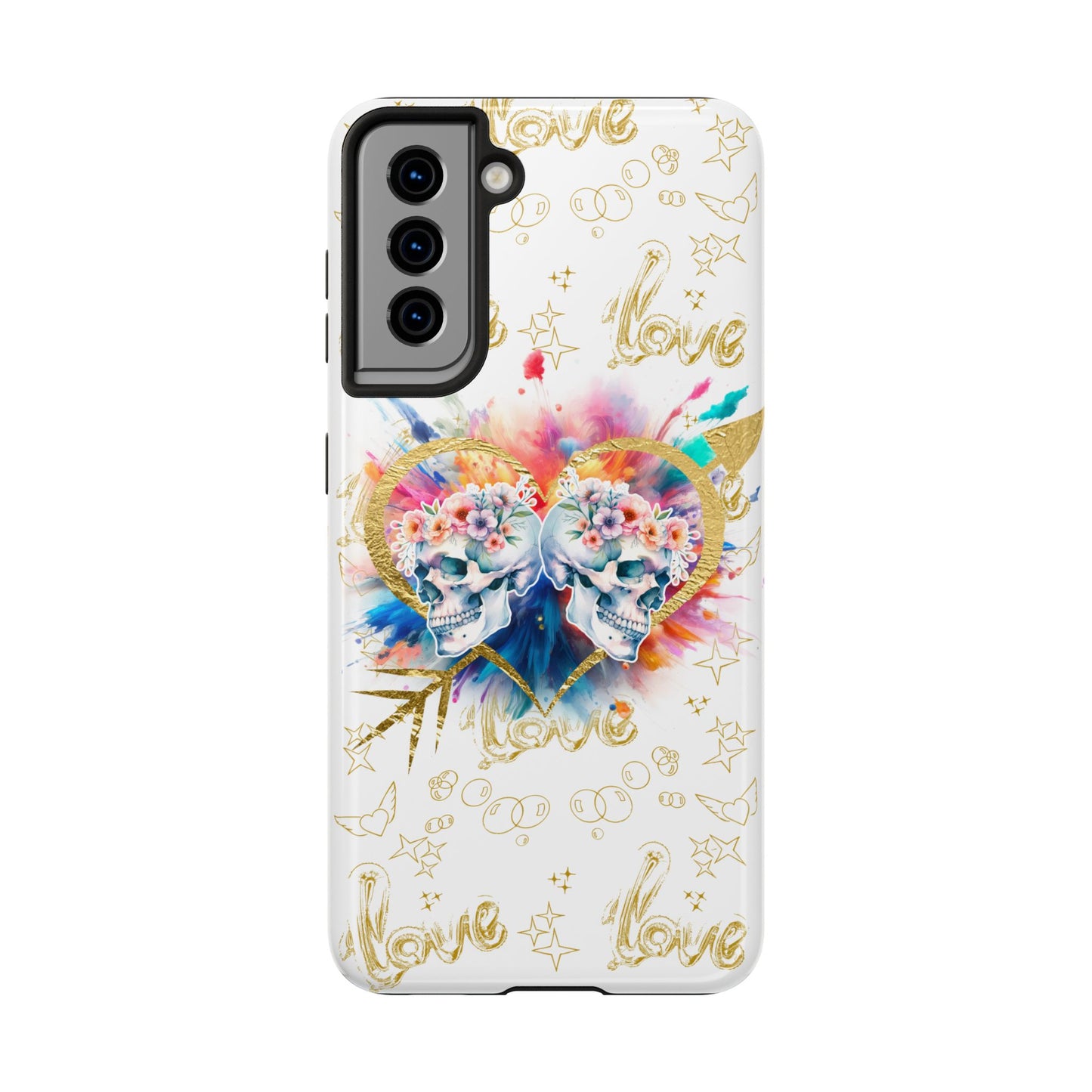 Love is Golden Watercolor - Tough Phone Cases
