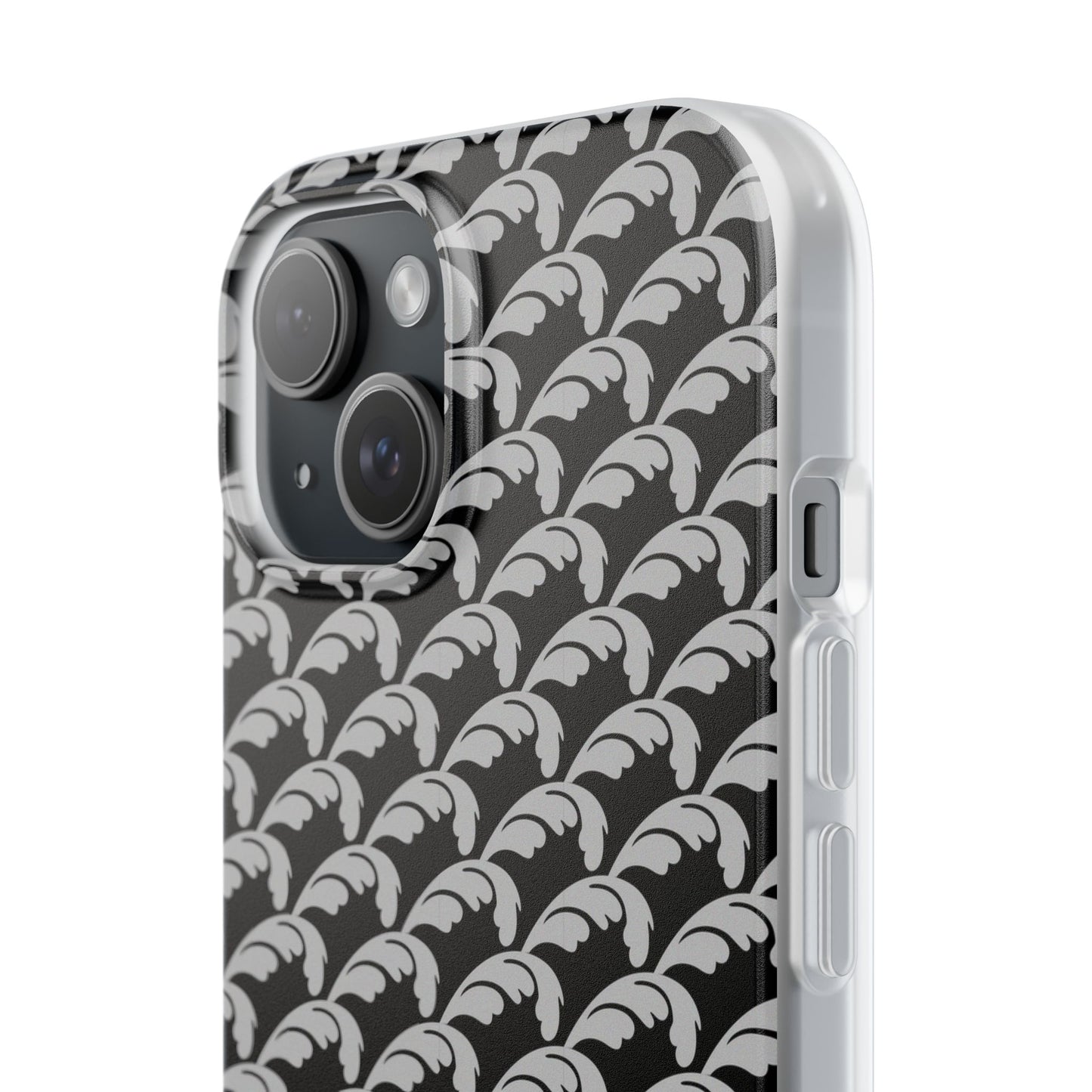 Beautiful Beloved Flourish (silver/black) - Flexi Phone Cases