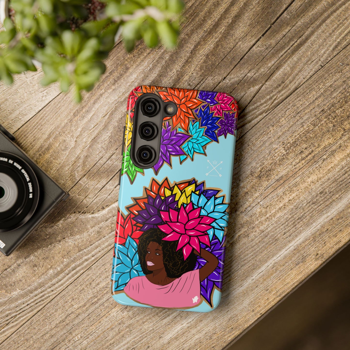 Beauty with Flowers - Tough Phone Cases