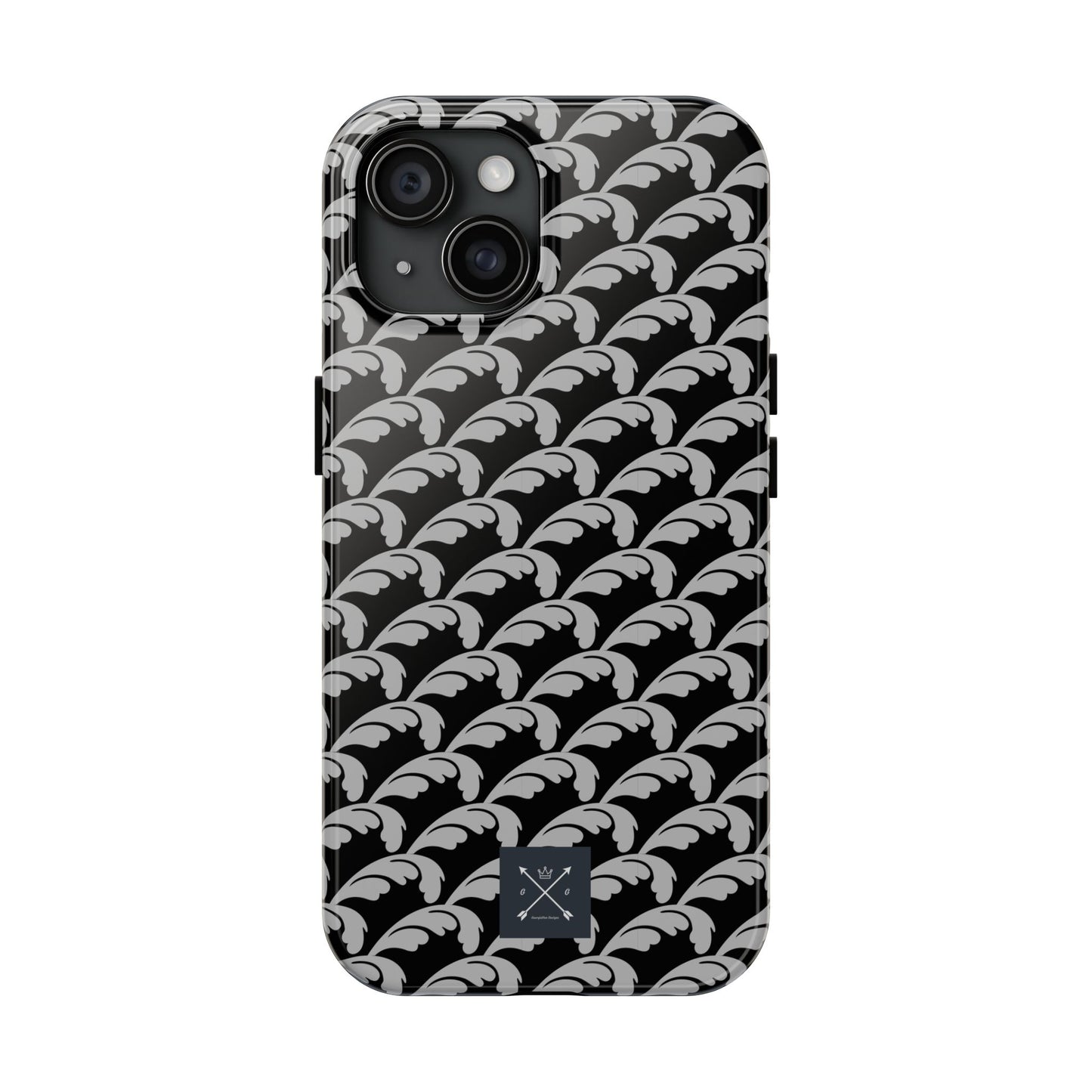 Beautiful Beloved One Flourish (silver/black) - Tough Phone Cases