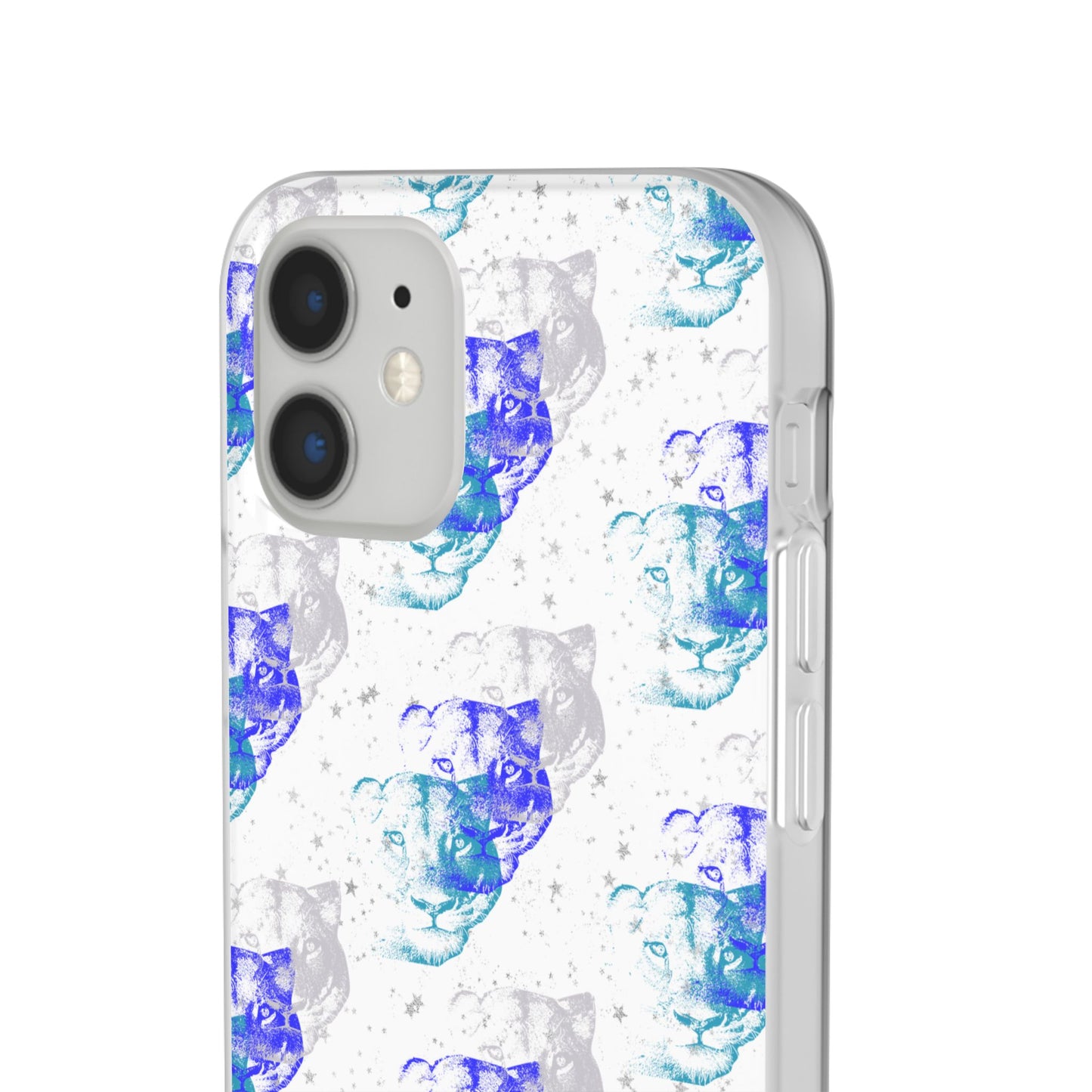 Lioness Arising (white/blue) - Flexi Phone Cases