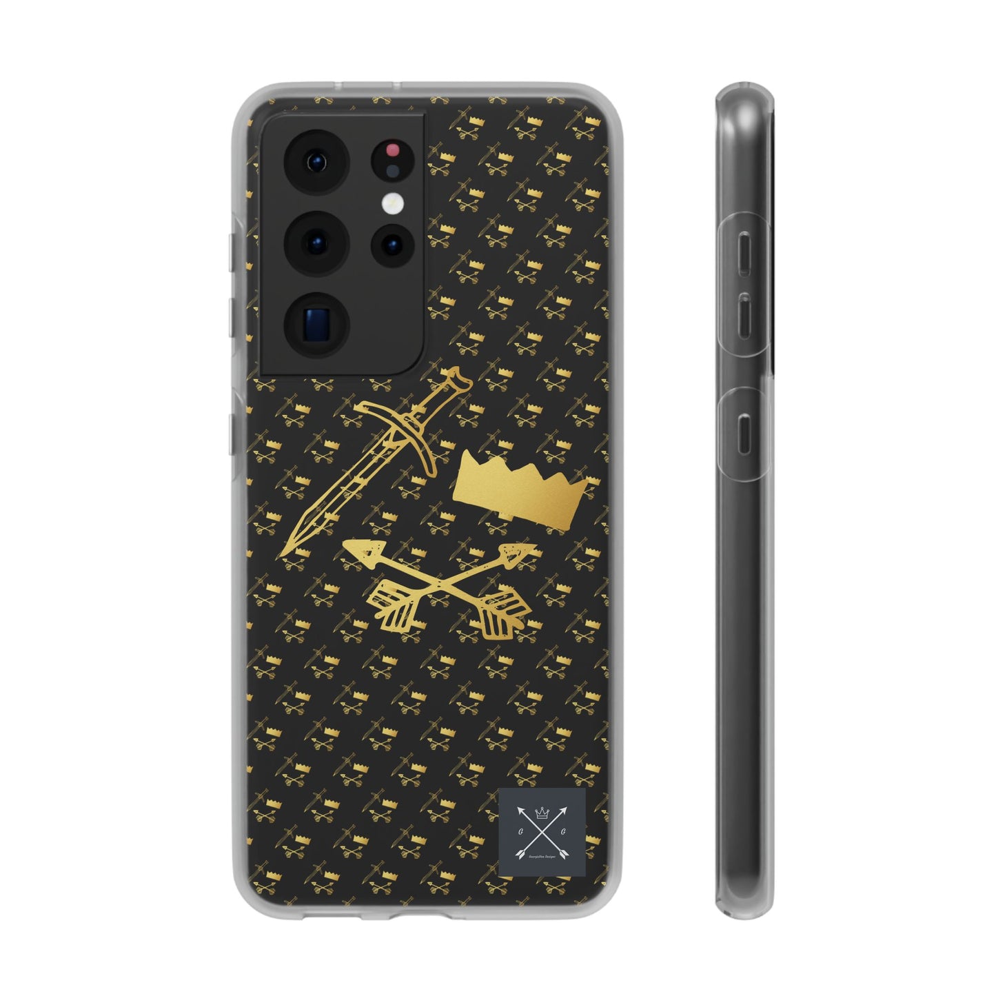 Gold and Bold Warrior - Flexi  Phone Cases