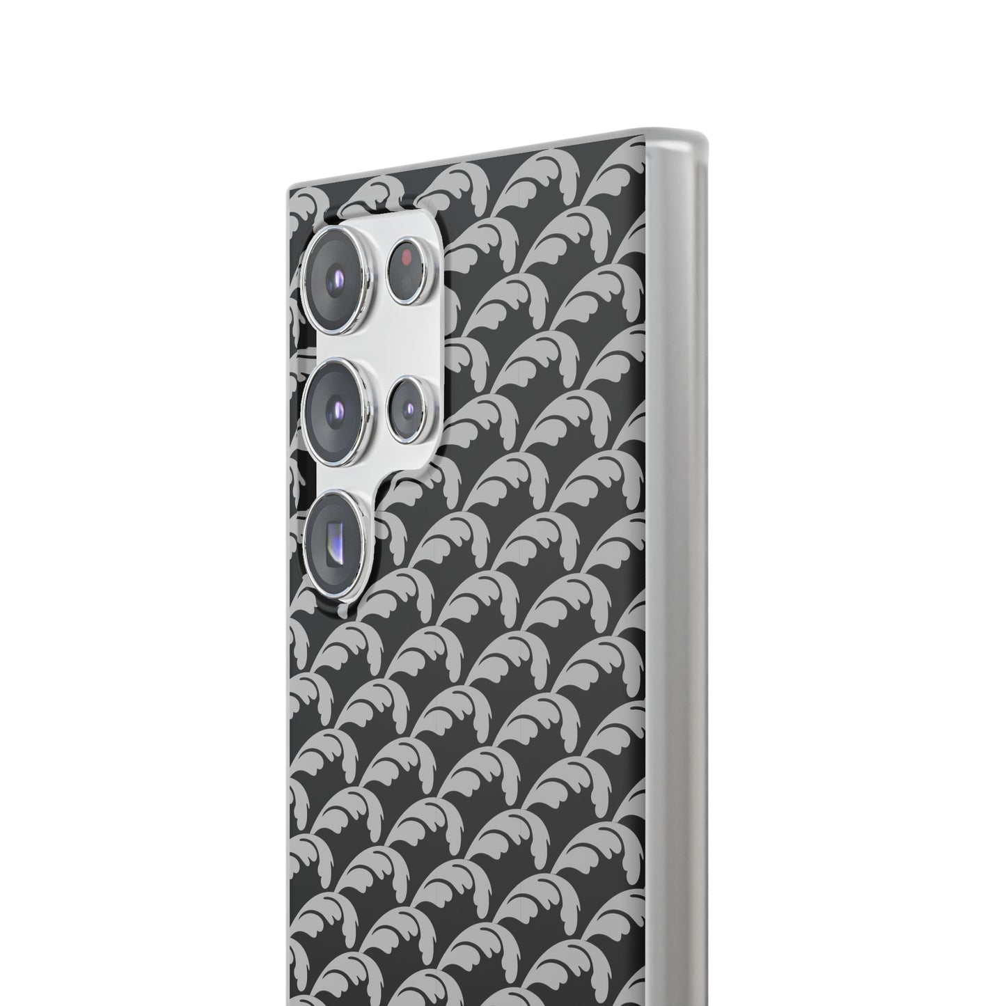 Beautiful Beloved Flourish (silver/black) - Flexi Phone Cases