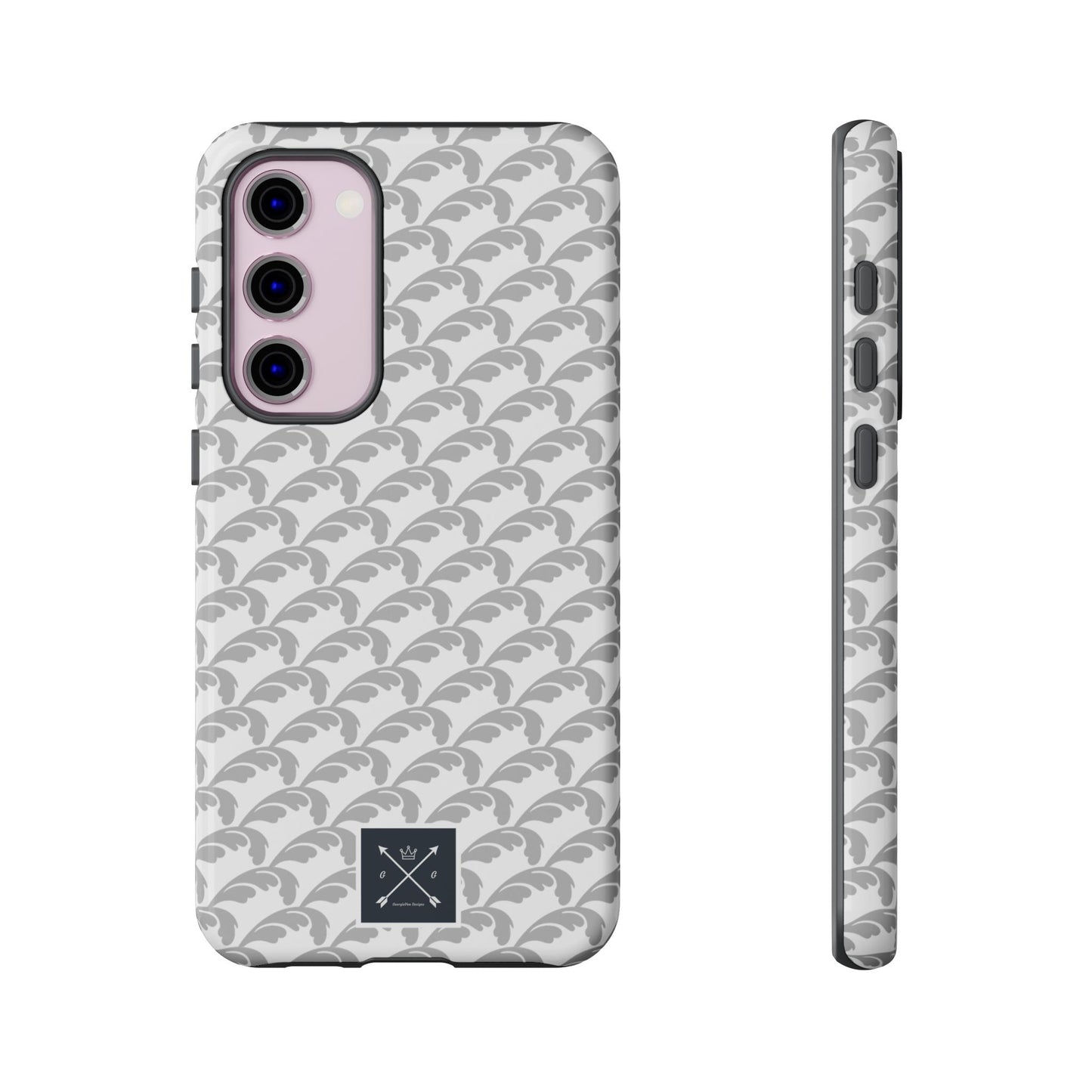 Beautiful Beloved Flourish (silver/white) - Tough Phone Cases