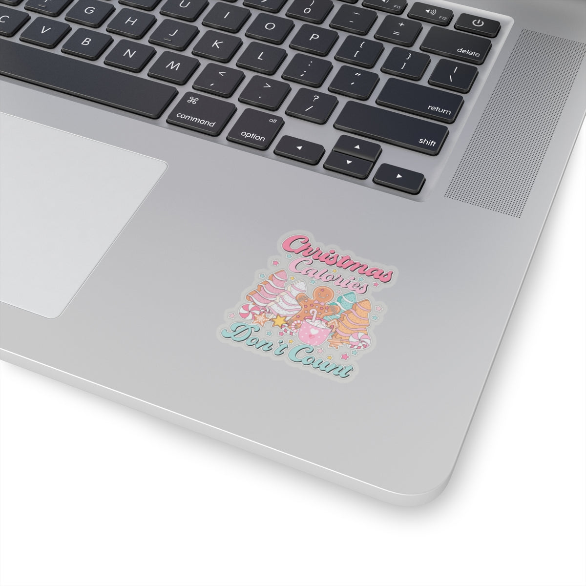 Kiss-Cut Stickers - Christmas Calories Don't Count, Christmas Cookies