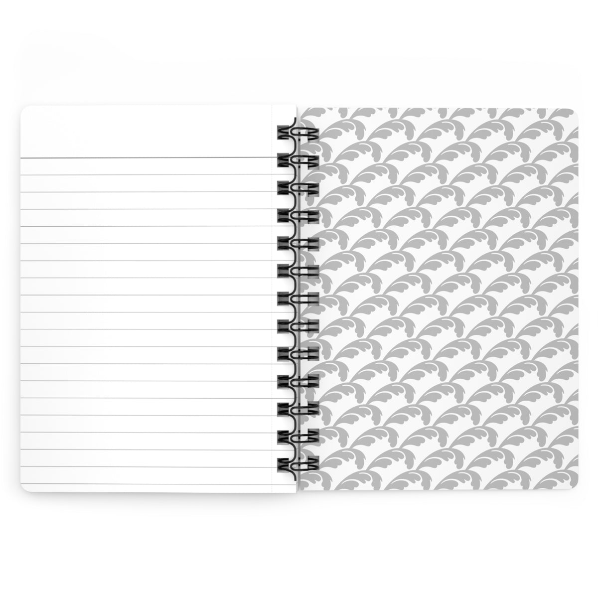 Beautiful Beloved One - Spiral Notebook - Ruled Line - silver/wht