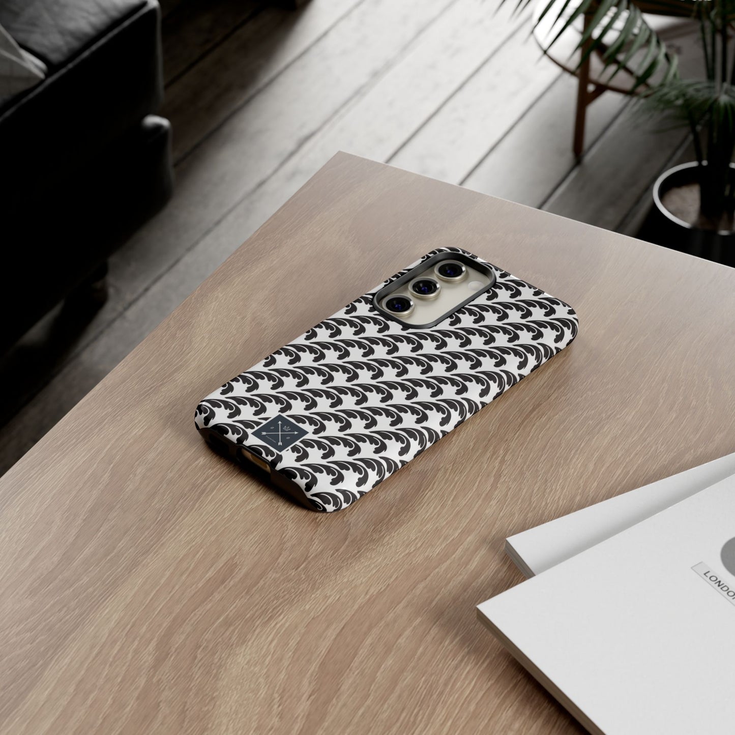 Beautiful Beloved One Flourish (black/white) - Tough Phone Cases