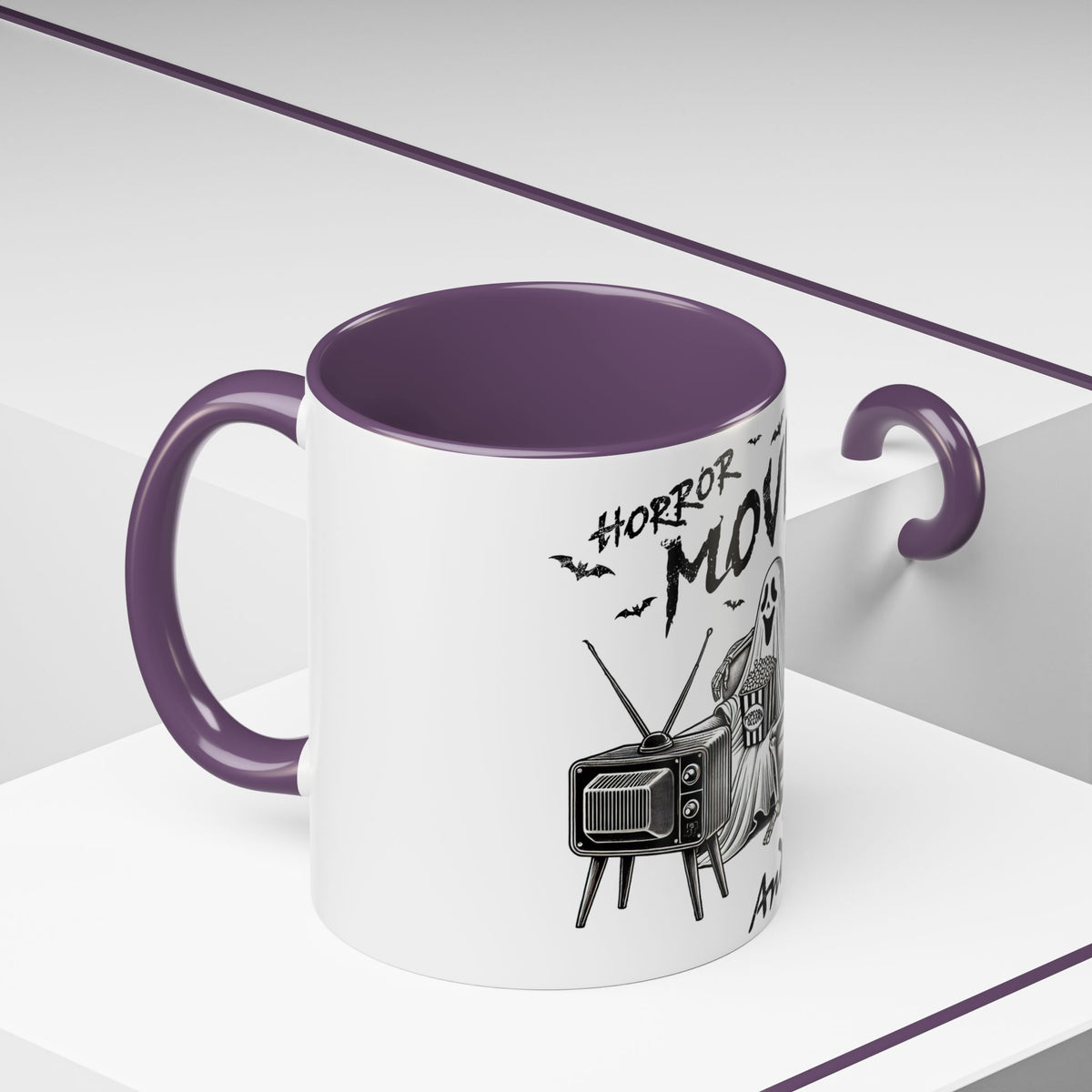 Horror Movies and Chill - Accent Coffee Mug (11, 15oz)
