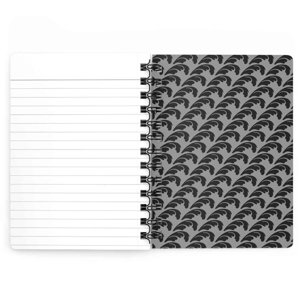 Beautiful Beloved One - Spiral Notebook - Ruled Line - blk/silver