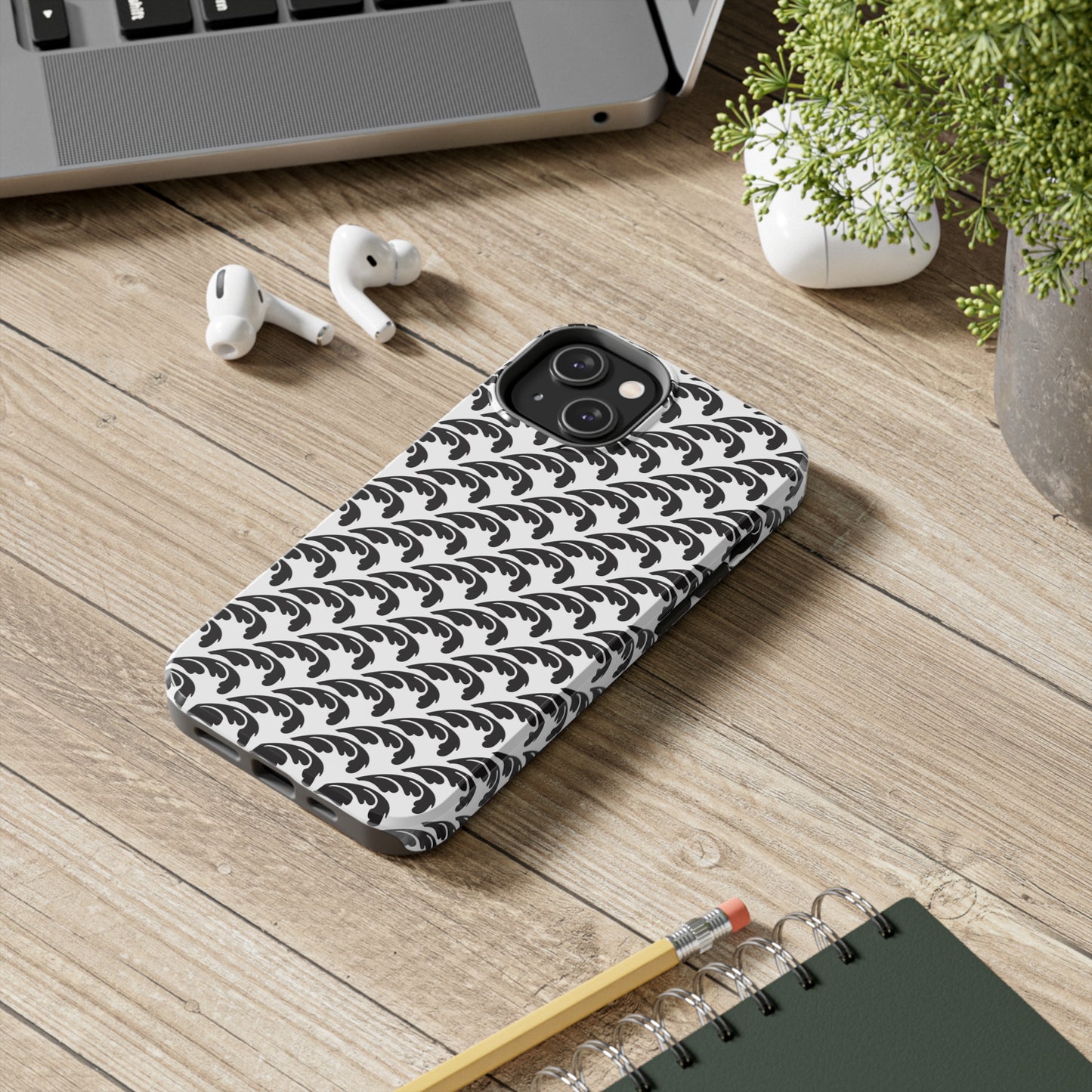 Beautiful Beloved One Flourish (black/white) - Tough Phone Cases