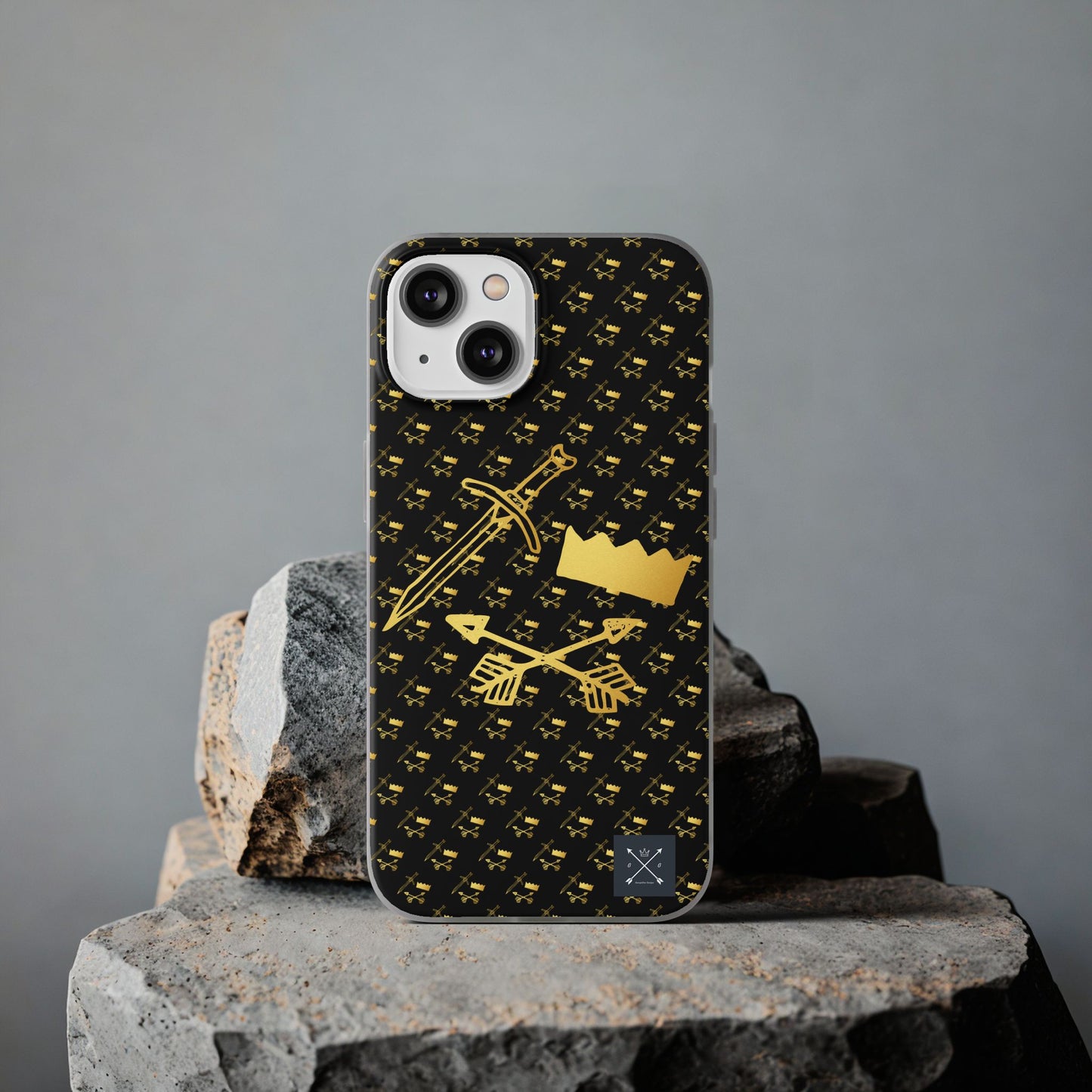 Gold and Bold Warrior - Flexi  Phone Cases