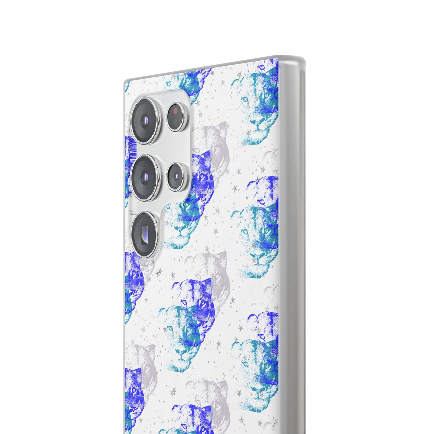 Lioness Arising (white/blue) - Flexi Phone Cases