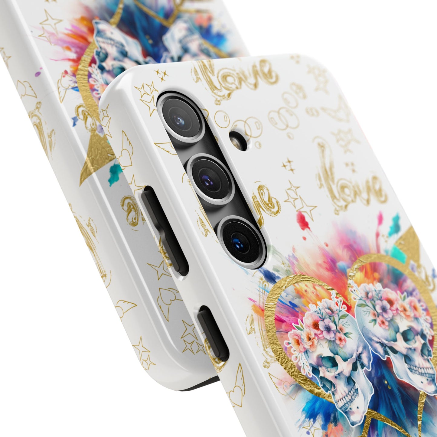 Love is Golden Watercolor - Tough Phone Cases