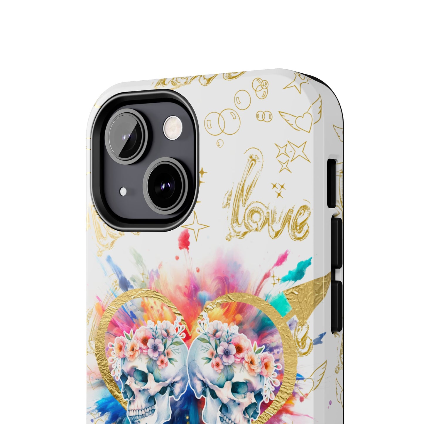 Love is Golden Watercolor - Tough Phone Cases