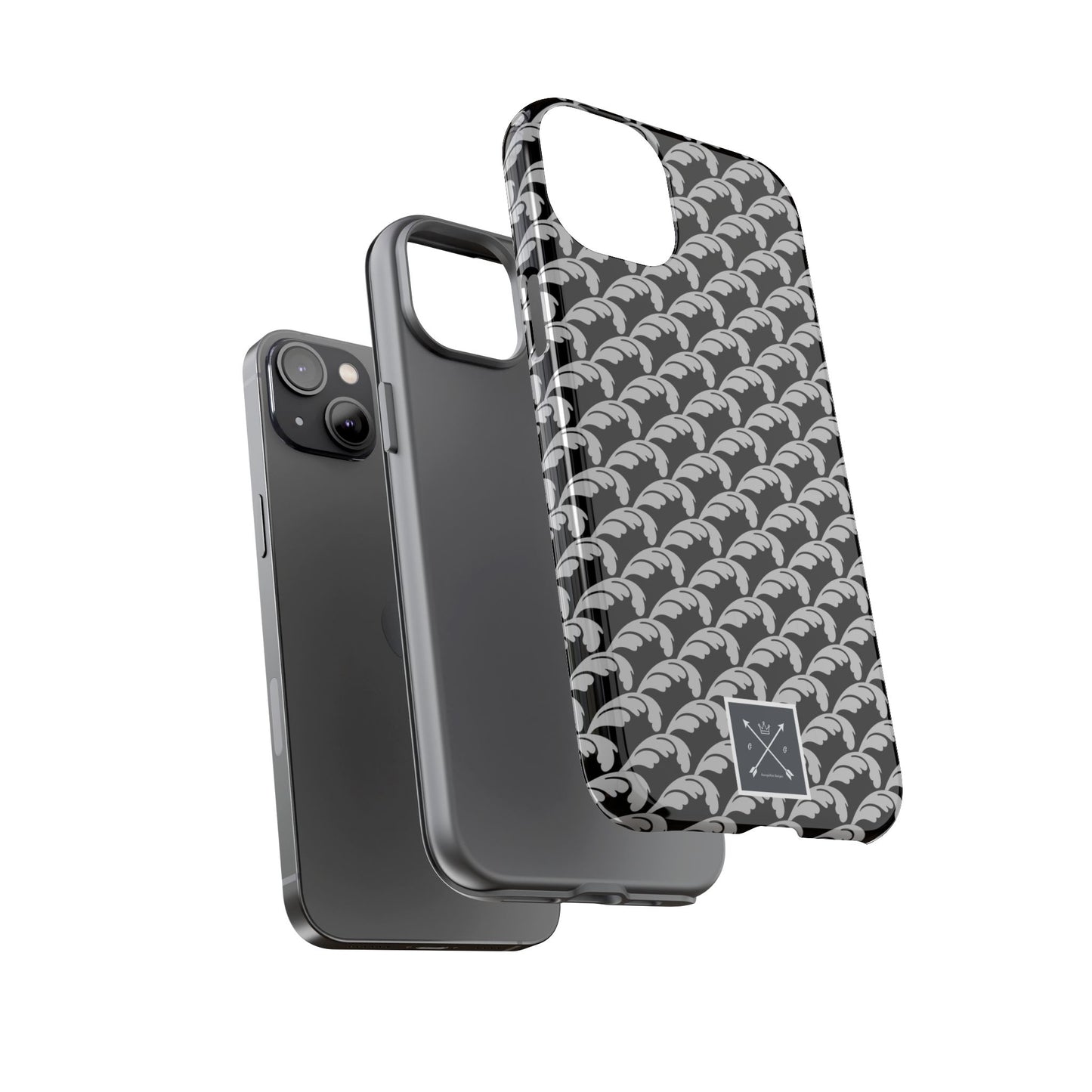 Beautiful Beloved One Flourish (black/silver) - Tough Phone Cases