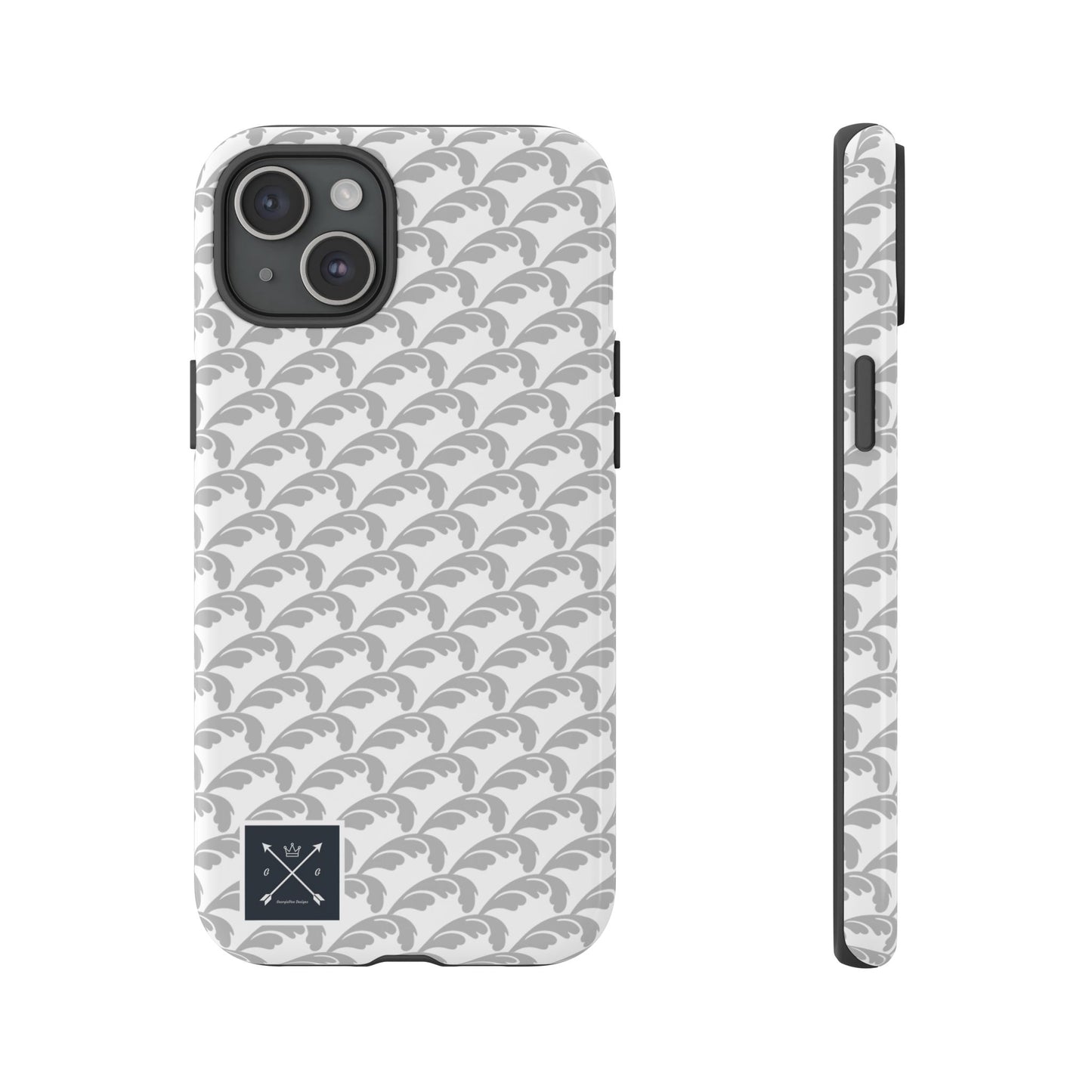 Beautiful Beloved Flourish (silver/white) - Tough Phone Cases