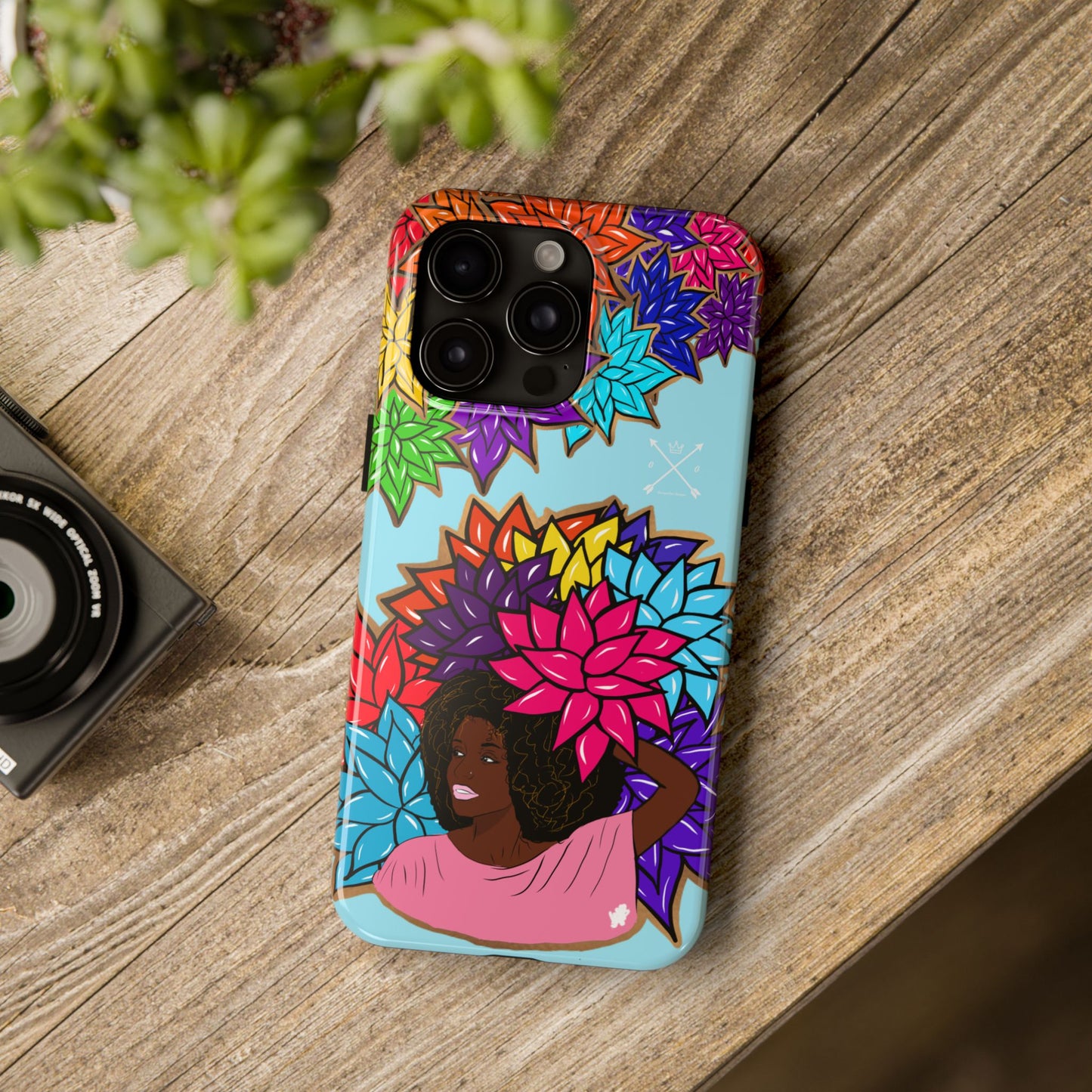 Beauty with Flowers - Tough Phone Cases