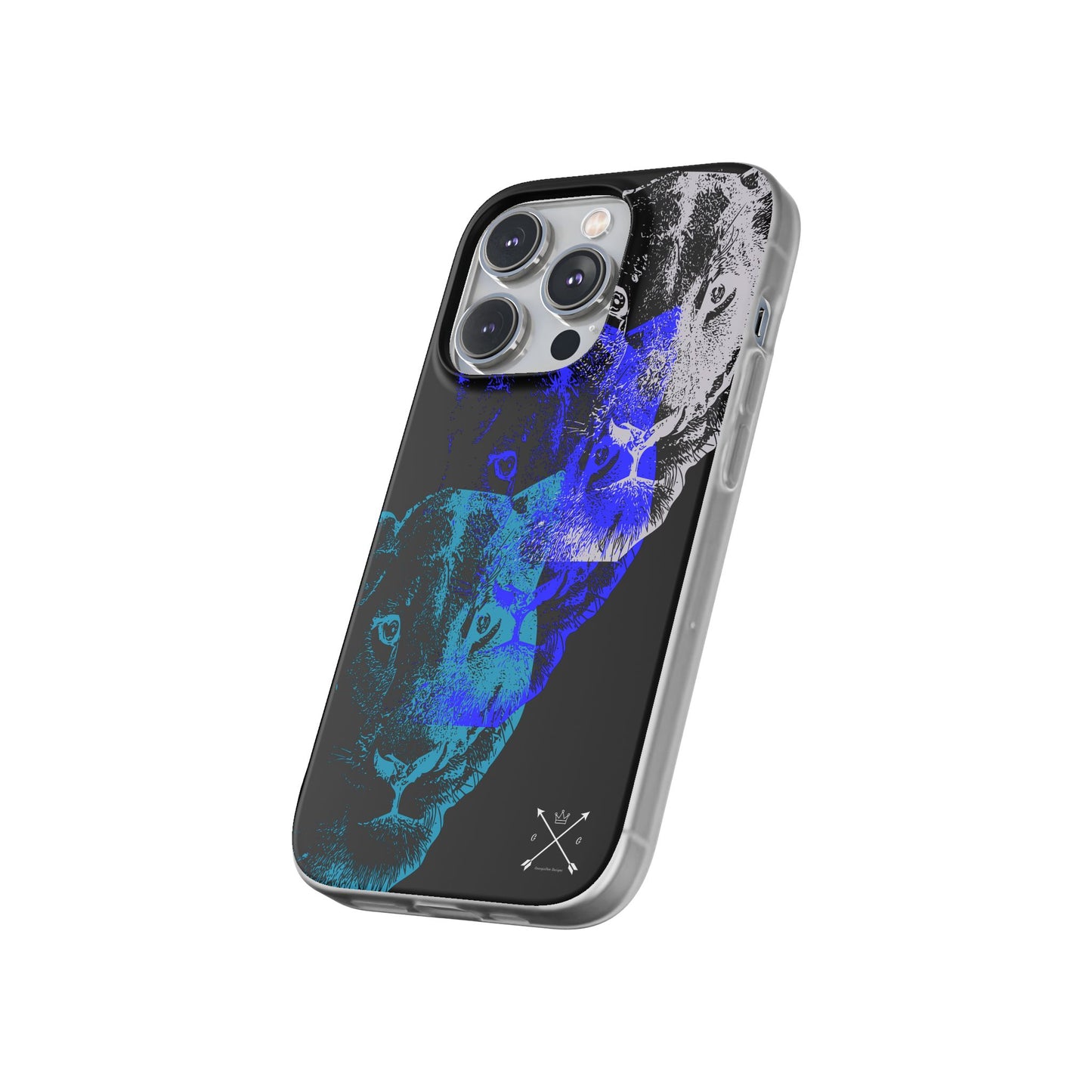 Lioness Arising (black/blue/silver) - Flexi Cases