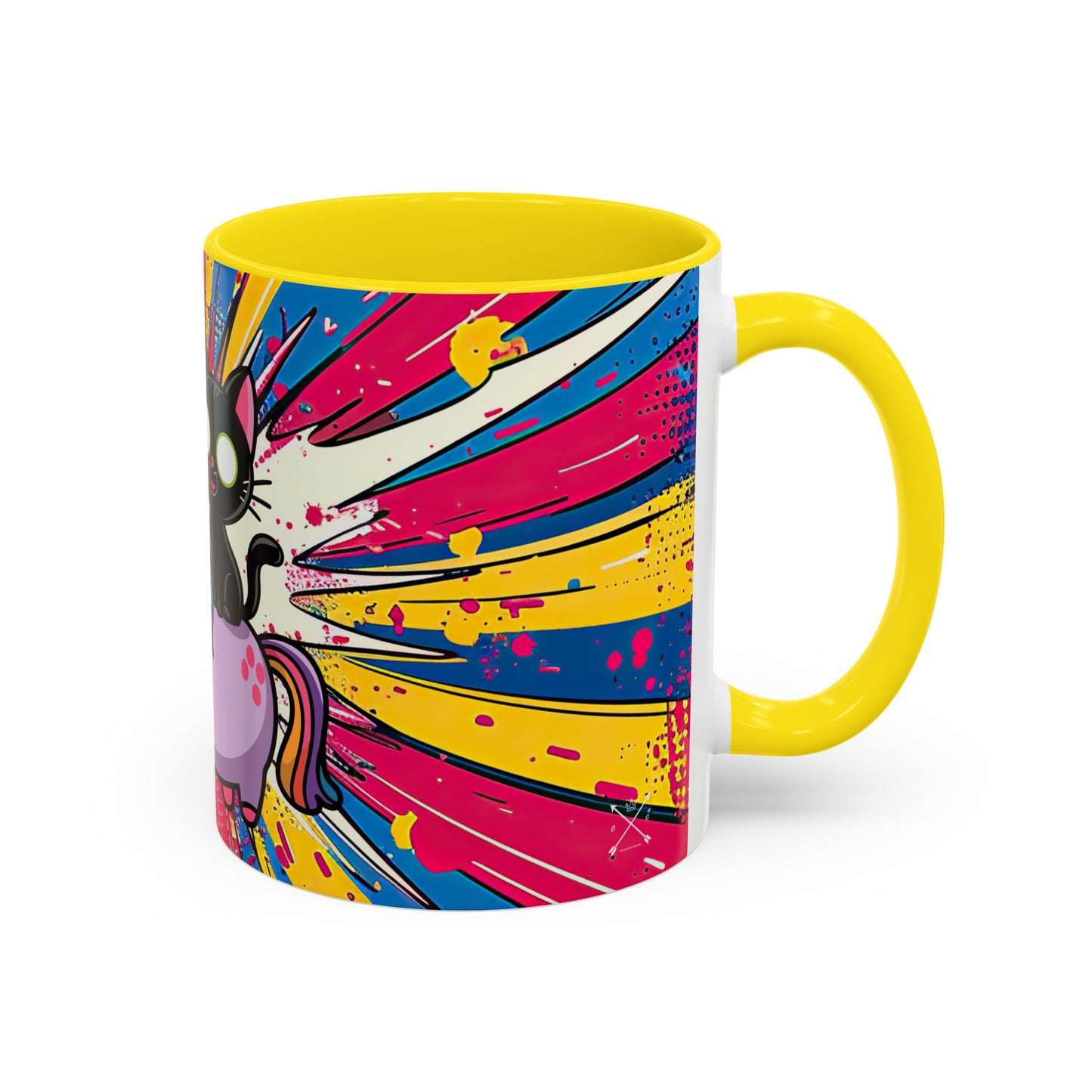 Giddy Up There's Chaos To Spread, Unicorn Cat Design - (11oz or 15oz) Coffee Mug