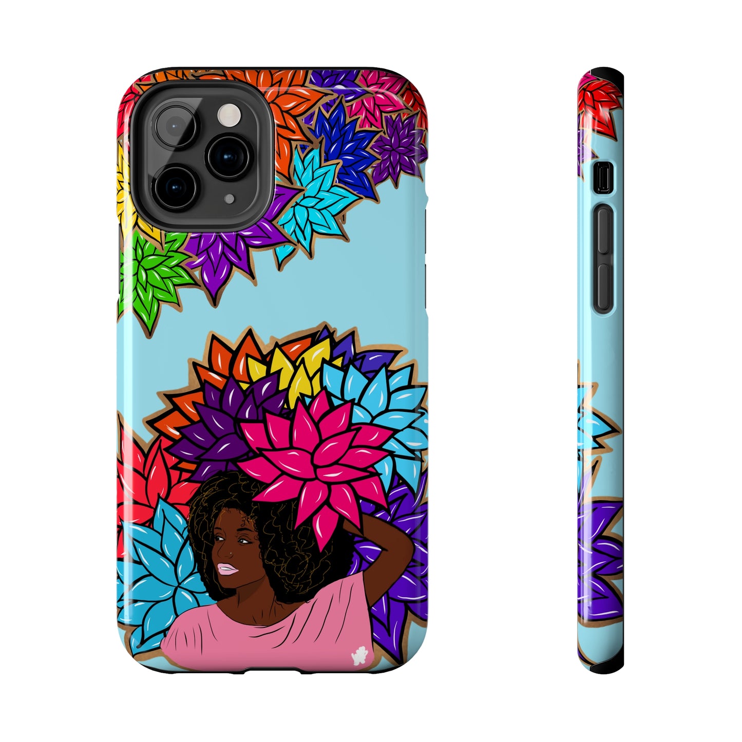 Beauty with Flowers - Tough Phone Cases