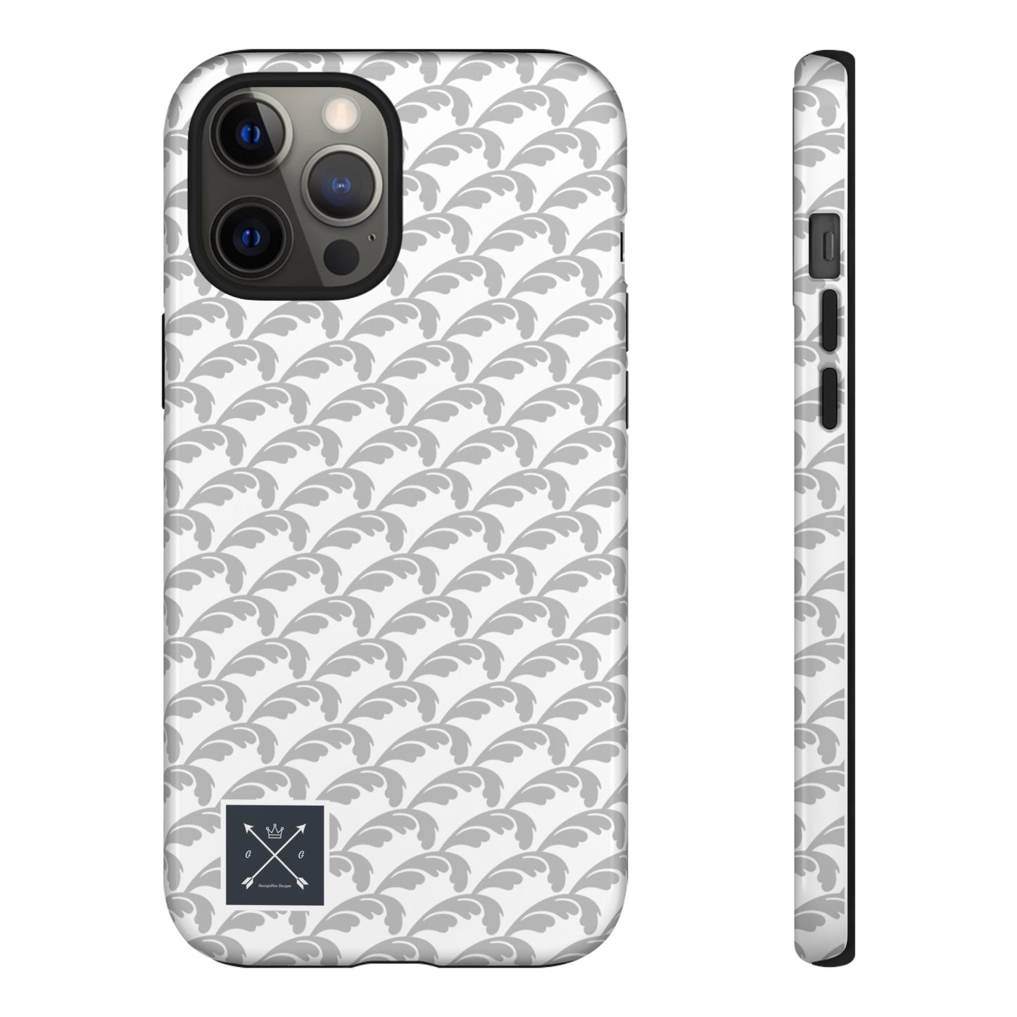 Beautiful Beloved Flourish (silver/white) - Tough Phone Cases
