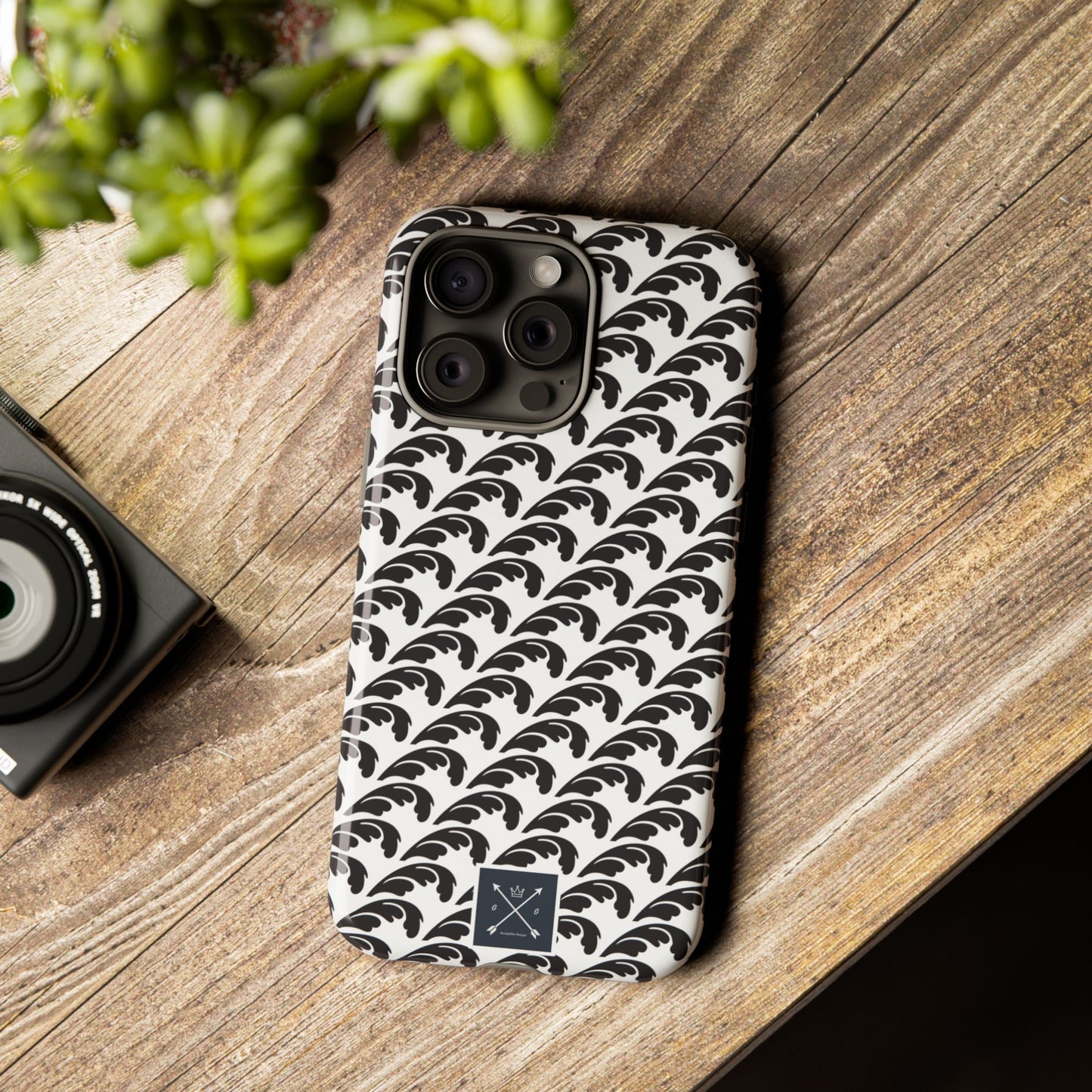 Beautiful Beloved One Flourish (black/white) - Tough Phone Cases