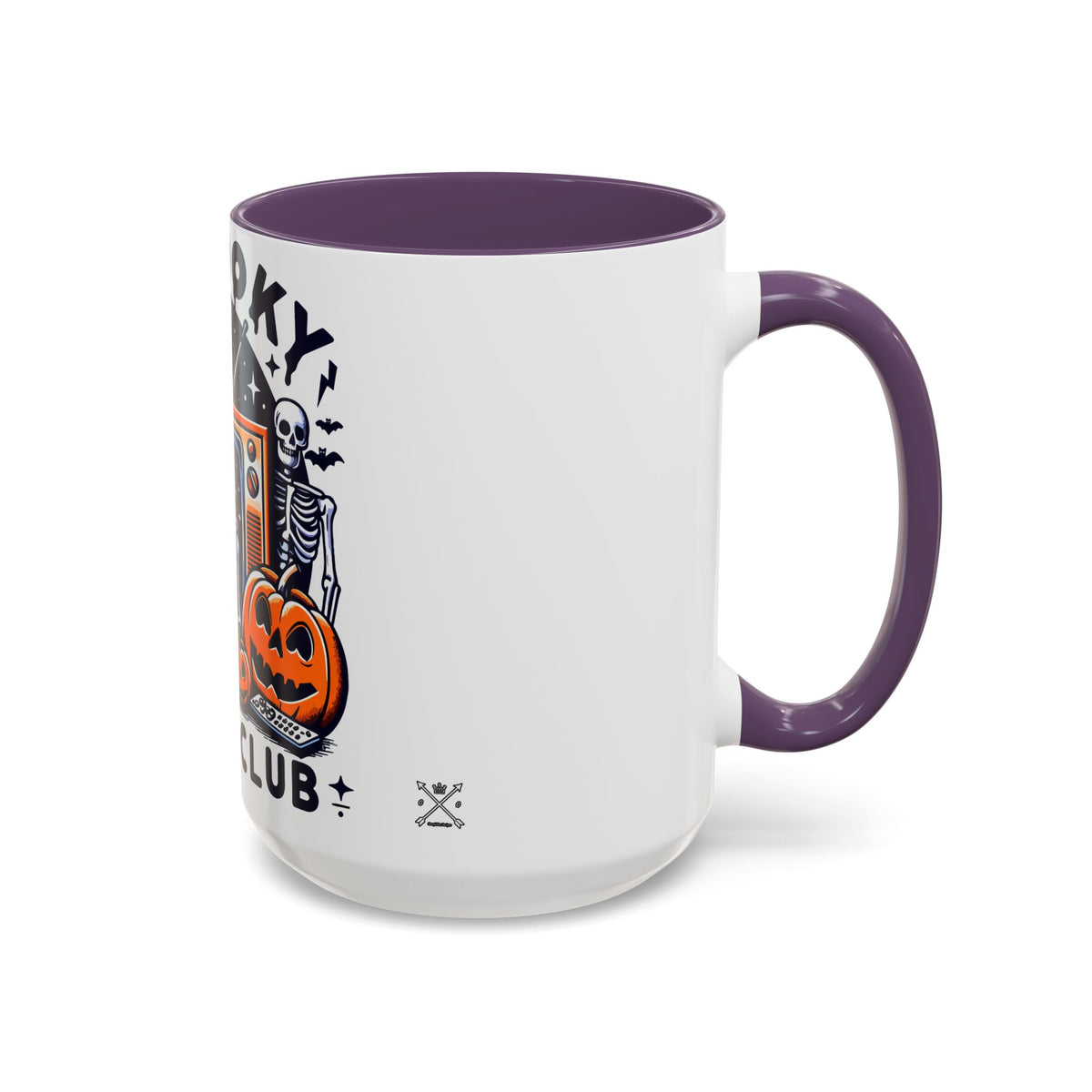 Spoooky Movie Club Skeletons - Color Accent Coffee Mug