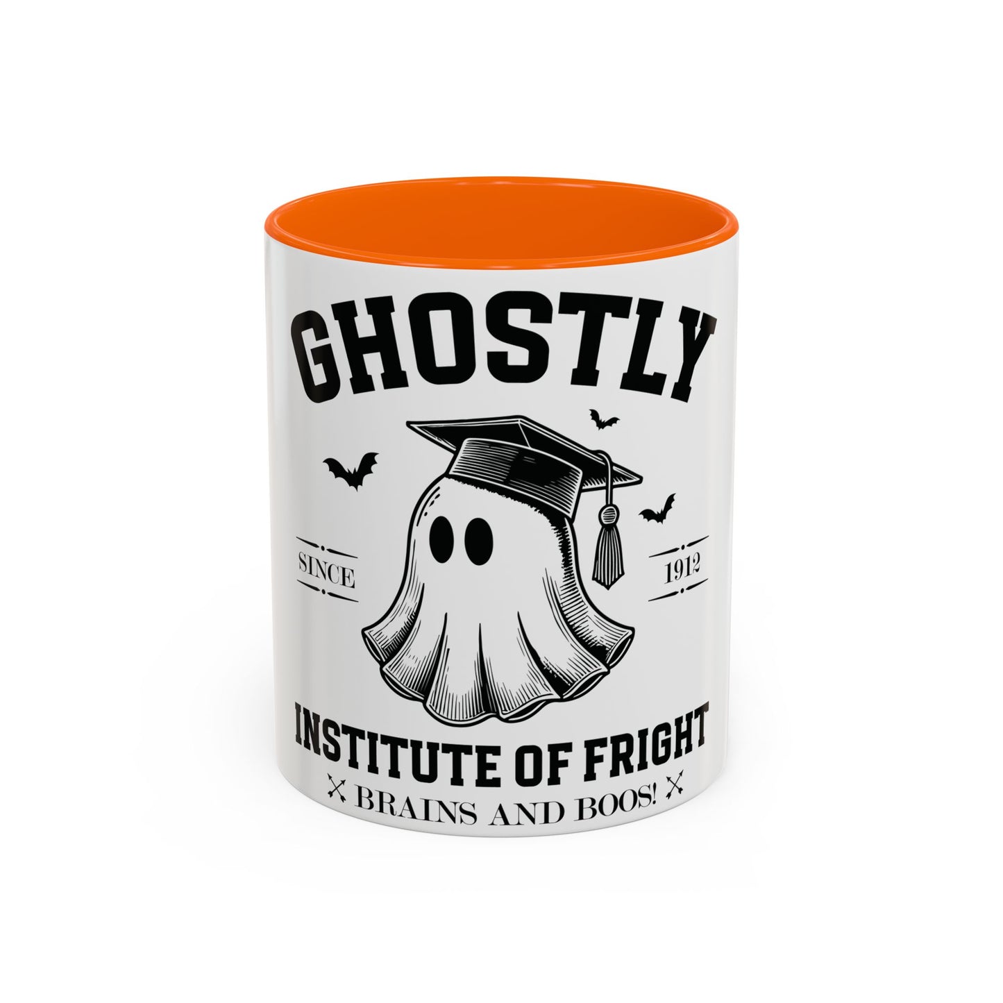 Ghostly Institute of Fright - Accent Coffee Mug (11, 15oz)