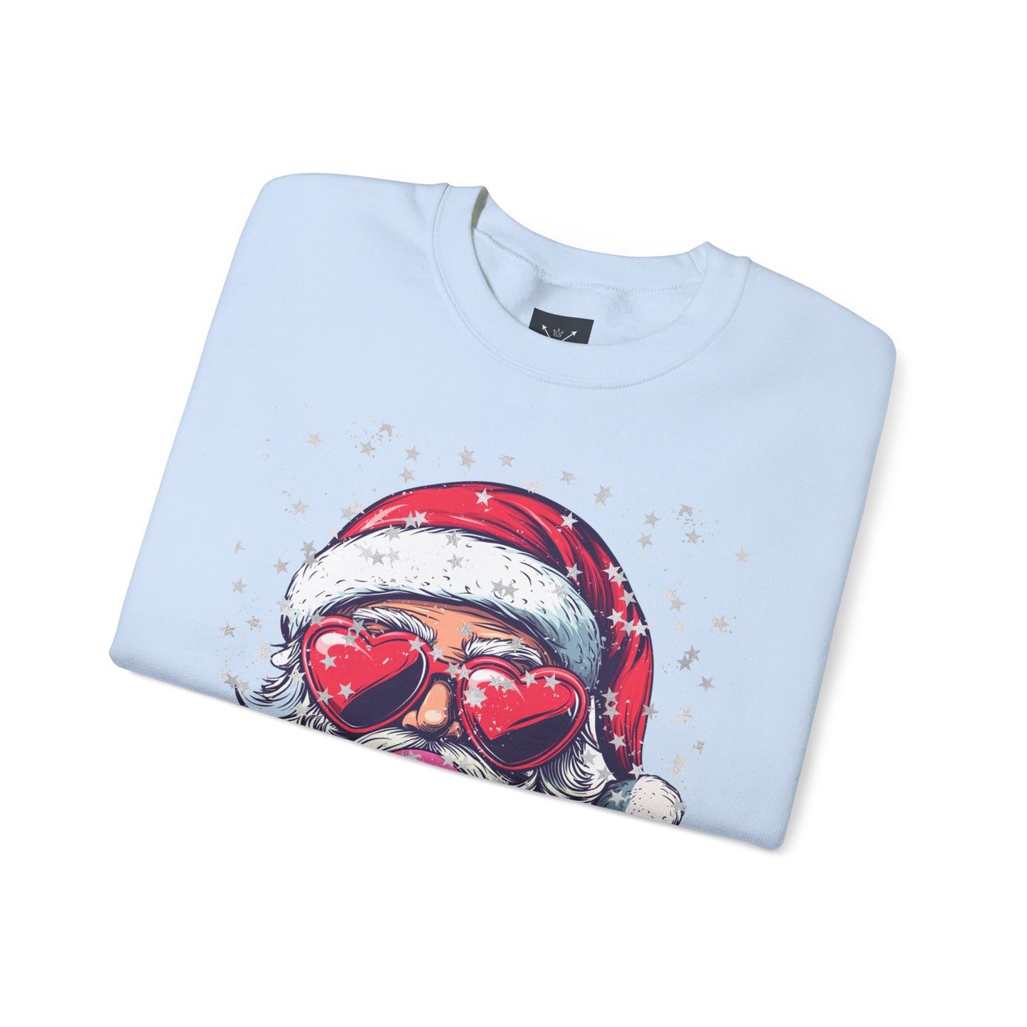 Retro Bubblegum Santa - Unisex Heavy Blend™ Crewneck Sweatshirt