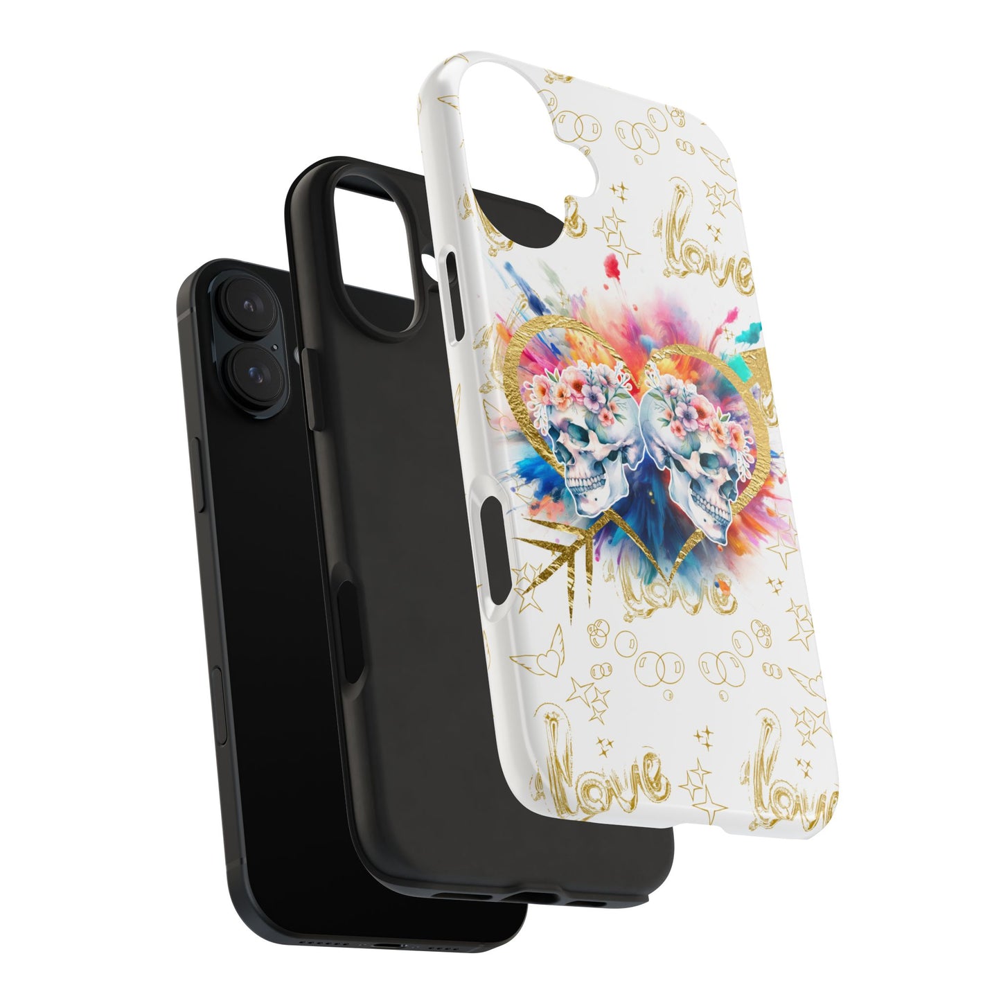 Love is Golden Watercolor - Tough Phone Cases