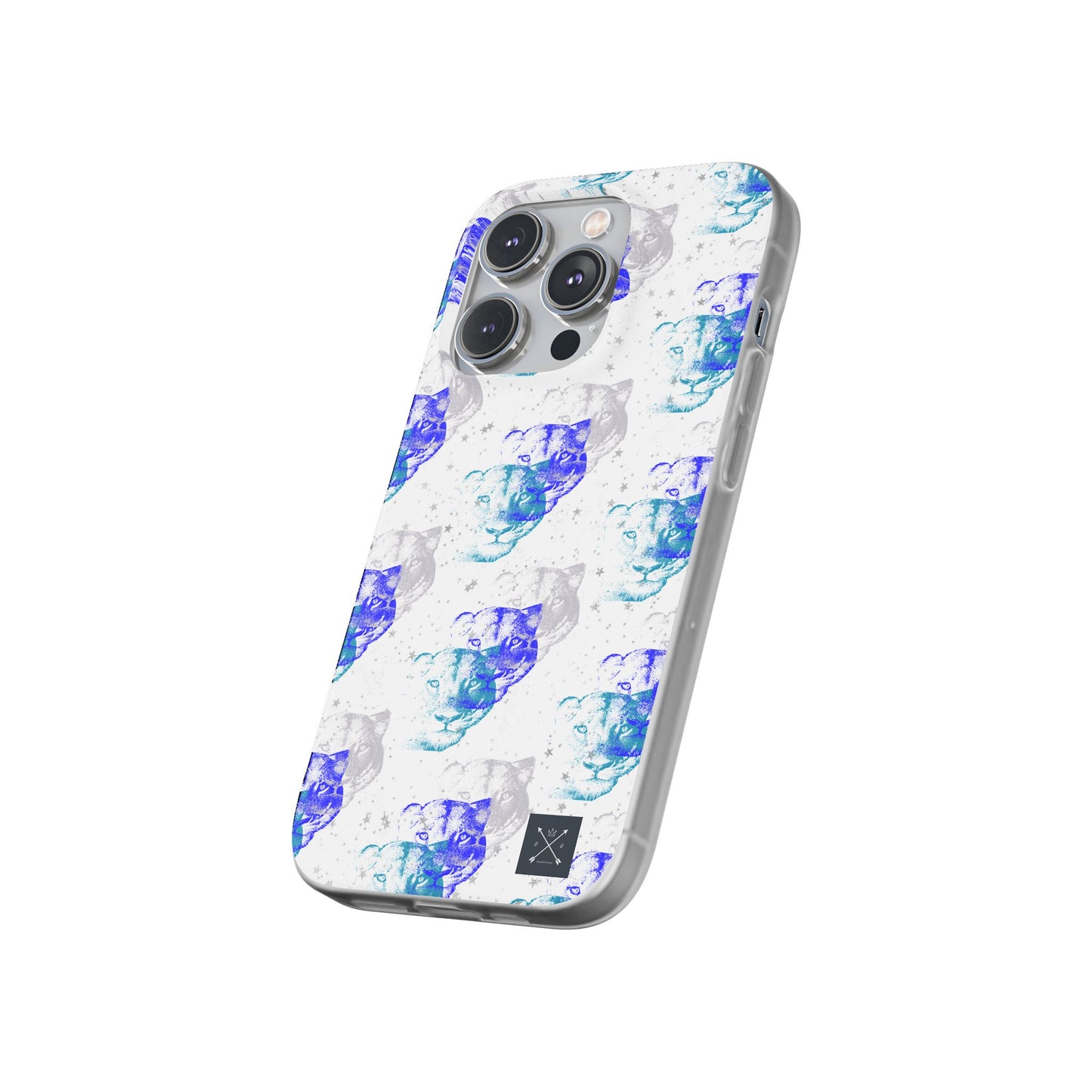 Lioness Arising (white/blue) - Flexi Phone Cases