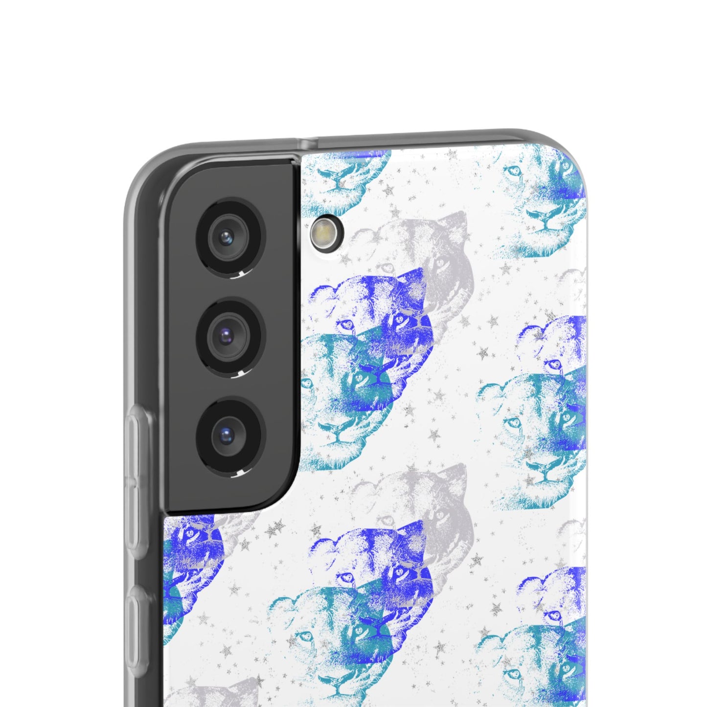 Lioness Arising (white/blue) - Flexi Phone Cases