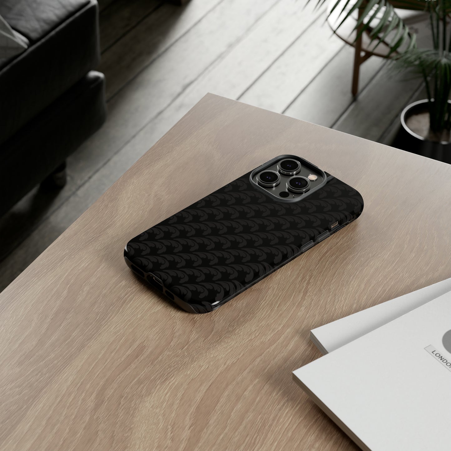 Beautiful Beloved One Flourish (black/black) - Tough Phone Cases