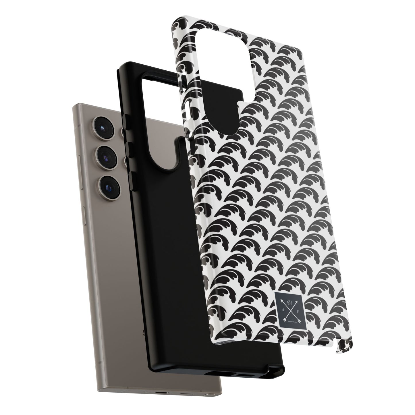 Beautiful Beloved One Flourish (black/white) - Tough Phone Cases